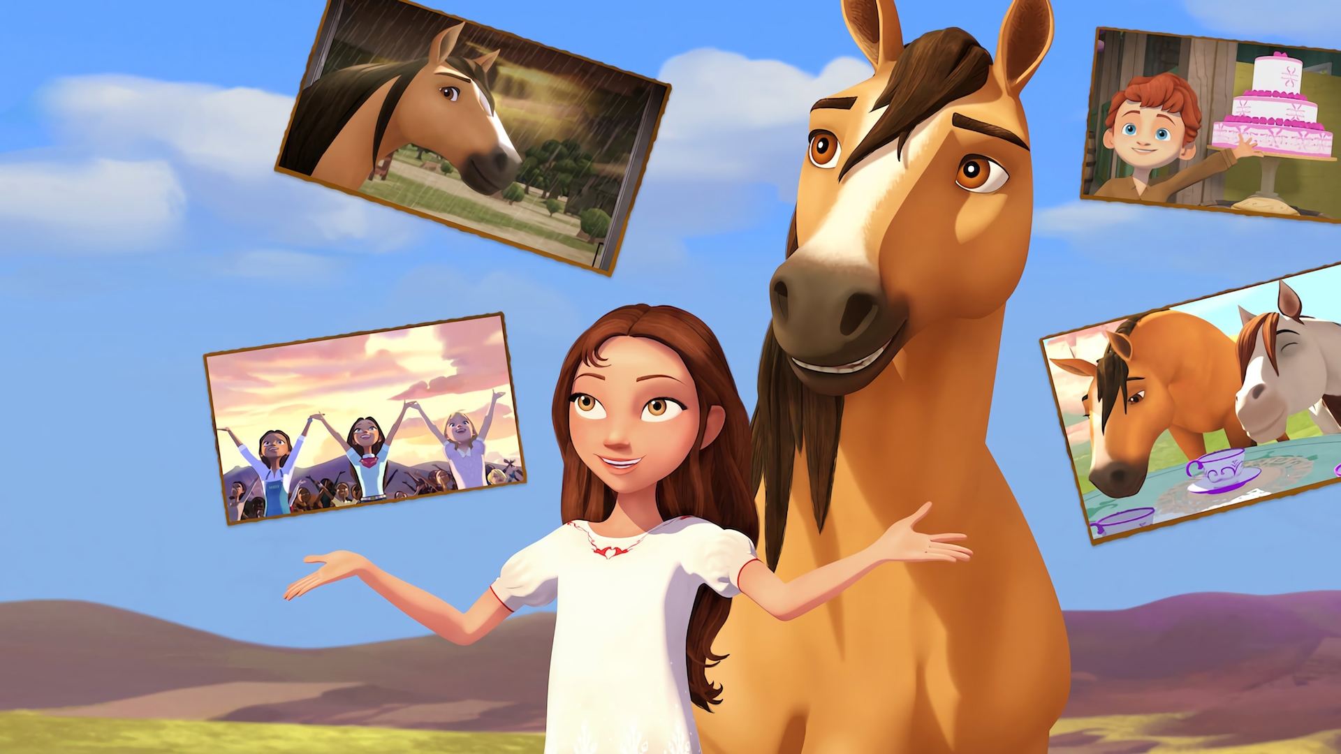 Backdrop for Spirit Riding Free: Pony Tales