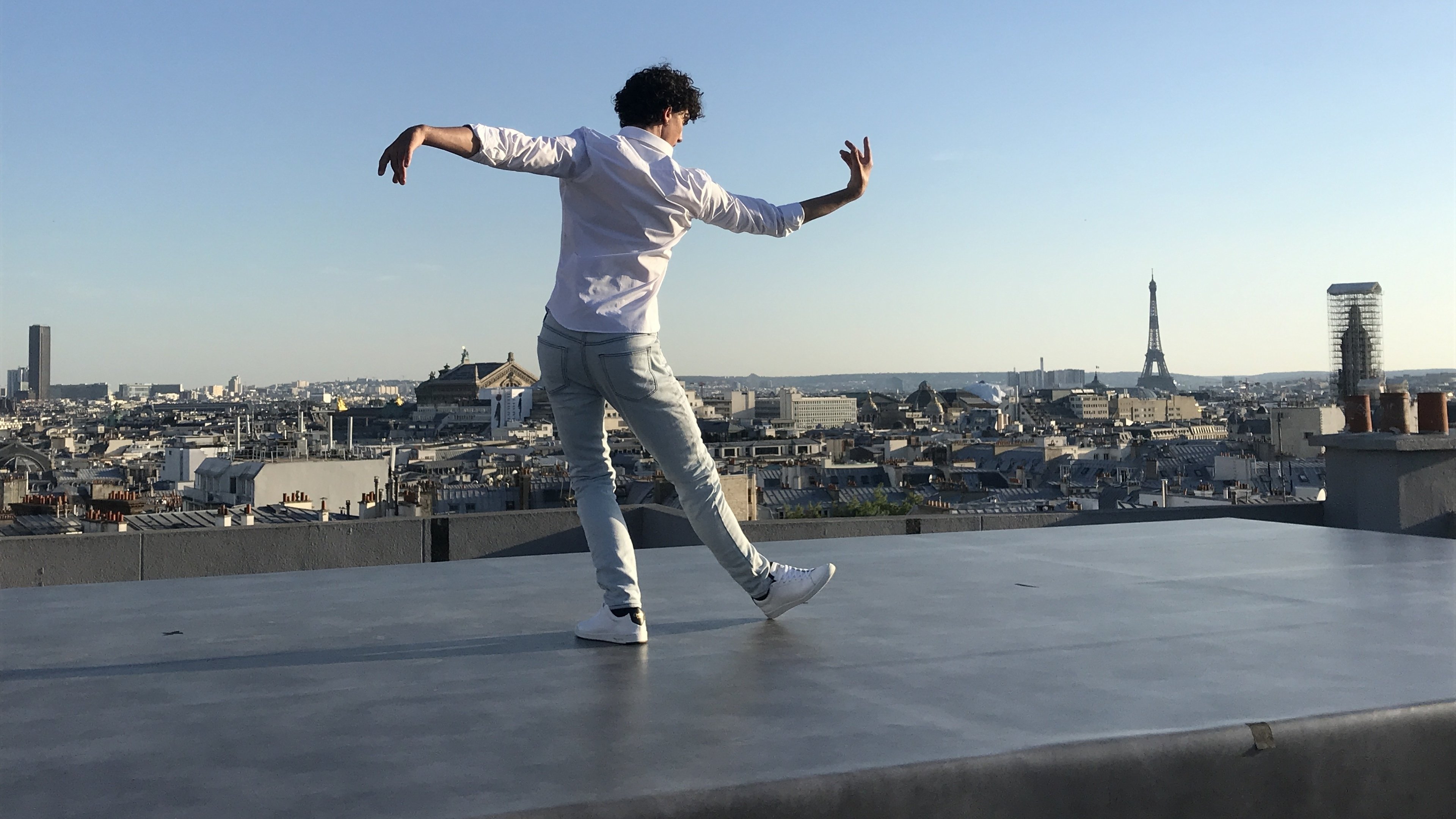 Backdrop for Pablo–Paris–Satie