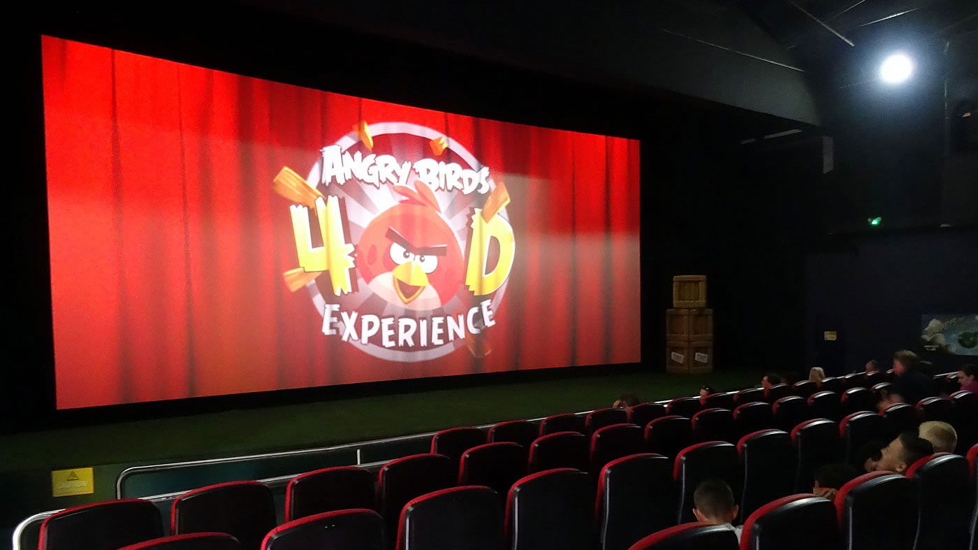 Backdrop for Angry Birds 4D Experience