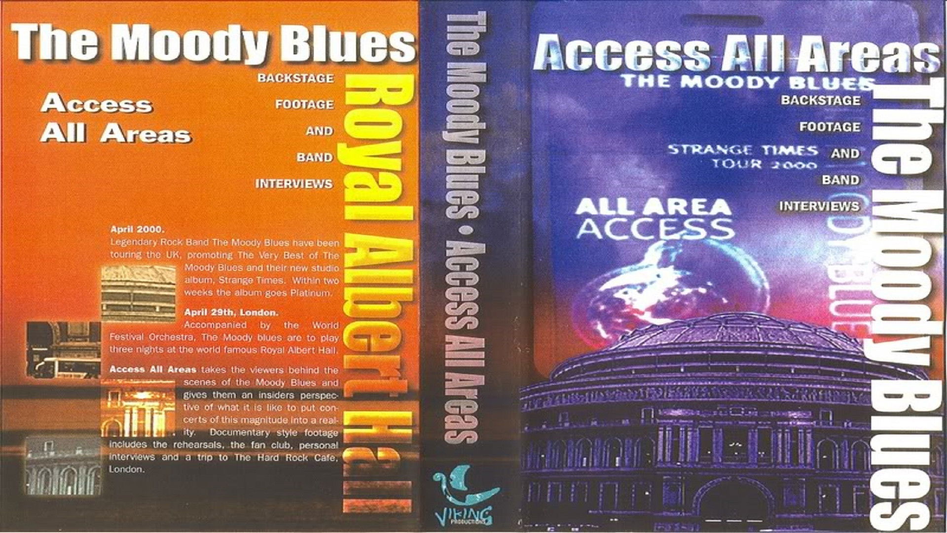 Backdrop for The Moody Blues - Access All Areas