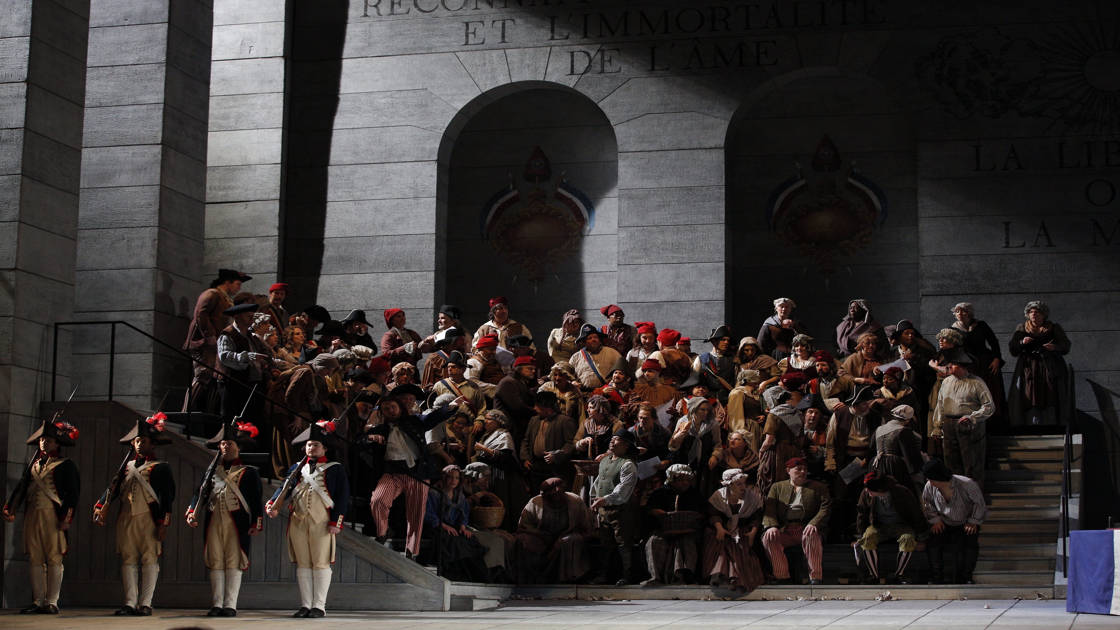 Backdrop for The Metropolitan Opera: Andrea Chénier