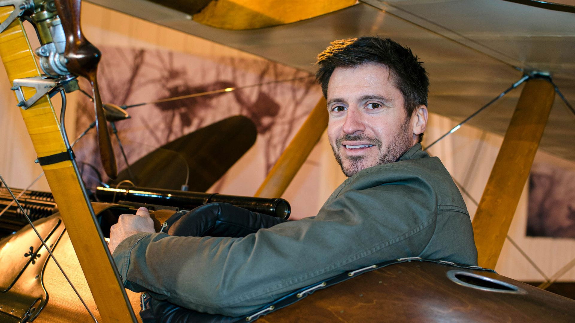 Backdrop for British Planes That Won the War with Rob Bell