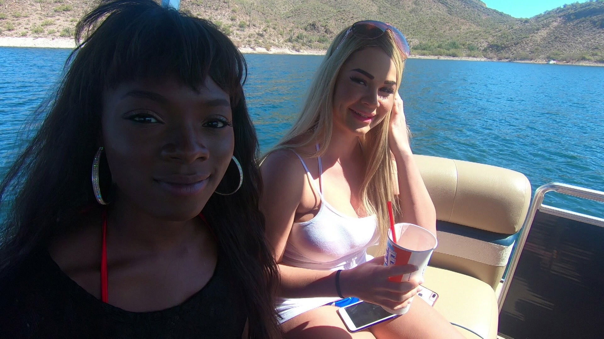 Backdrop for Alexis Texas Boats and Hoes