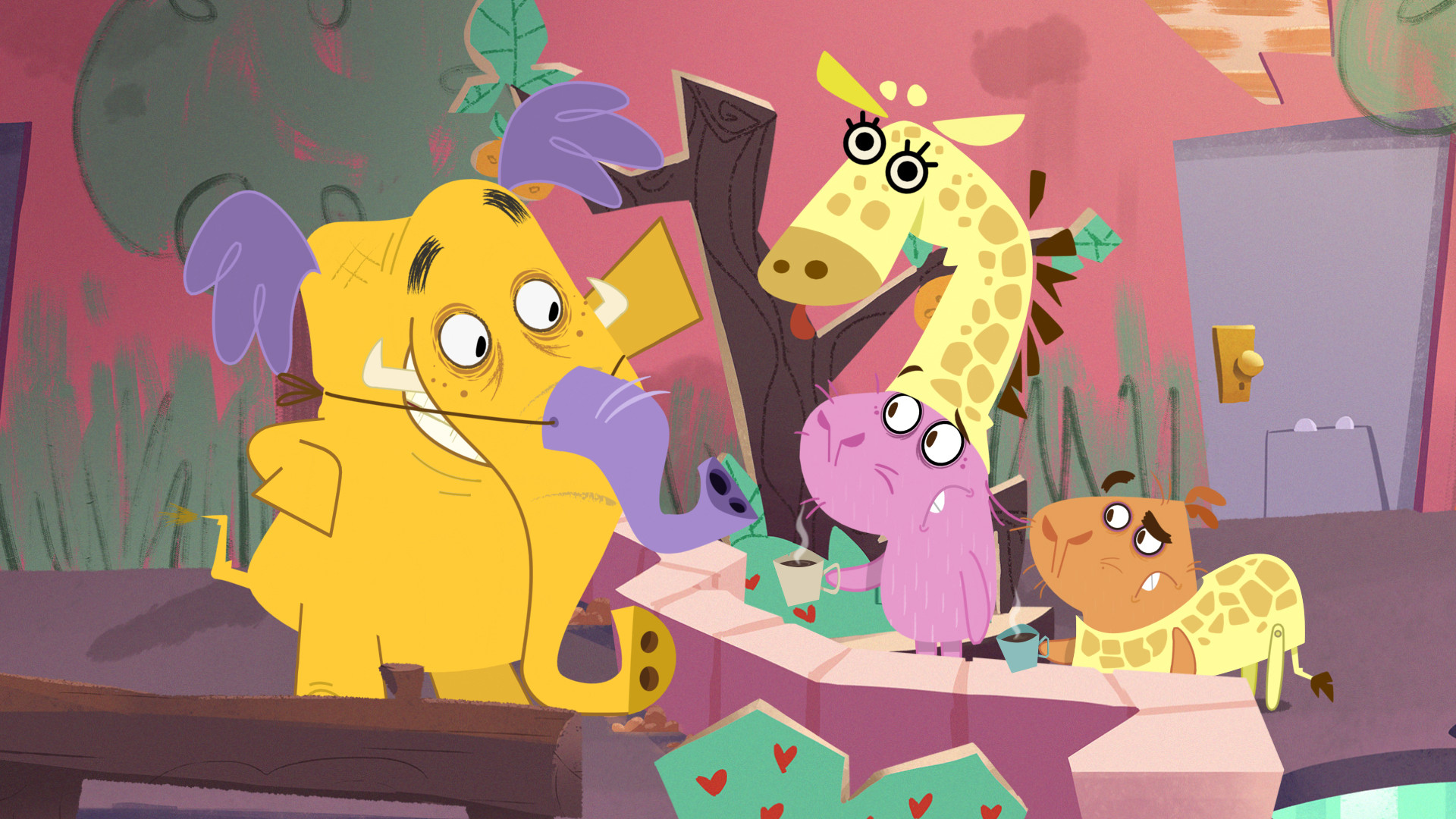 Backdrop for Trunk Train