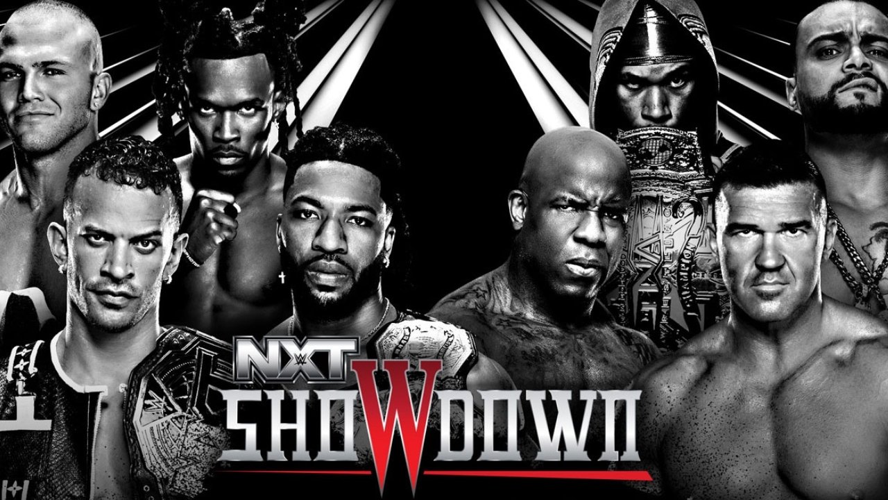 Backdrop for NXT vs. TNA Showdown