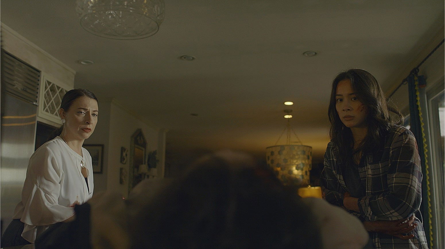 Backdrop for Murder May I