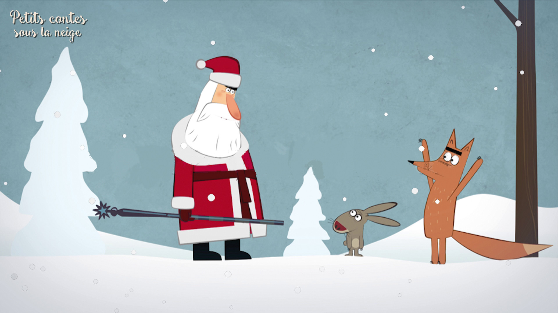 Backdrop for Little Tales in the Snow