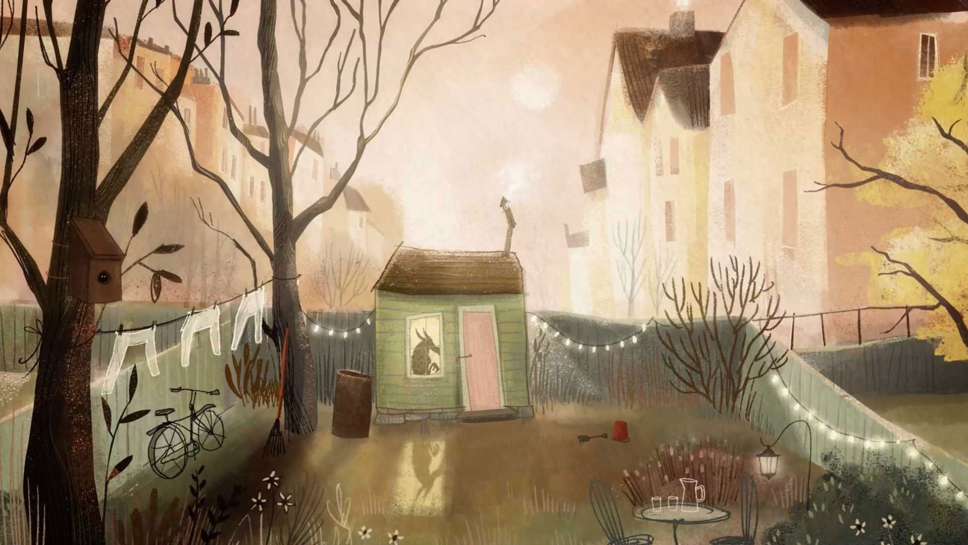 Backdrop for There's a Big Bad Wolf