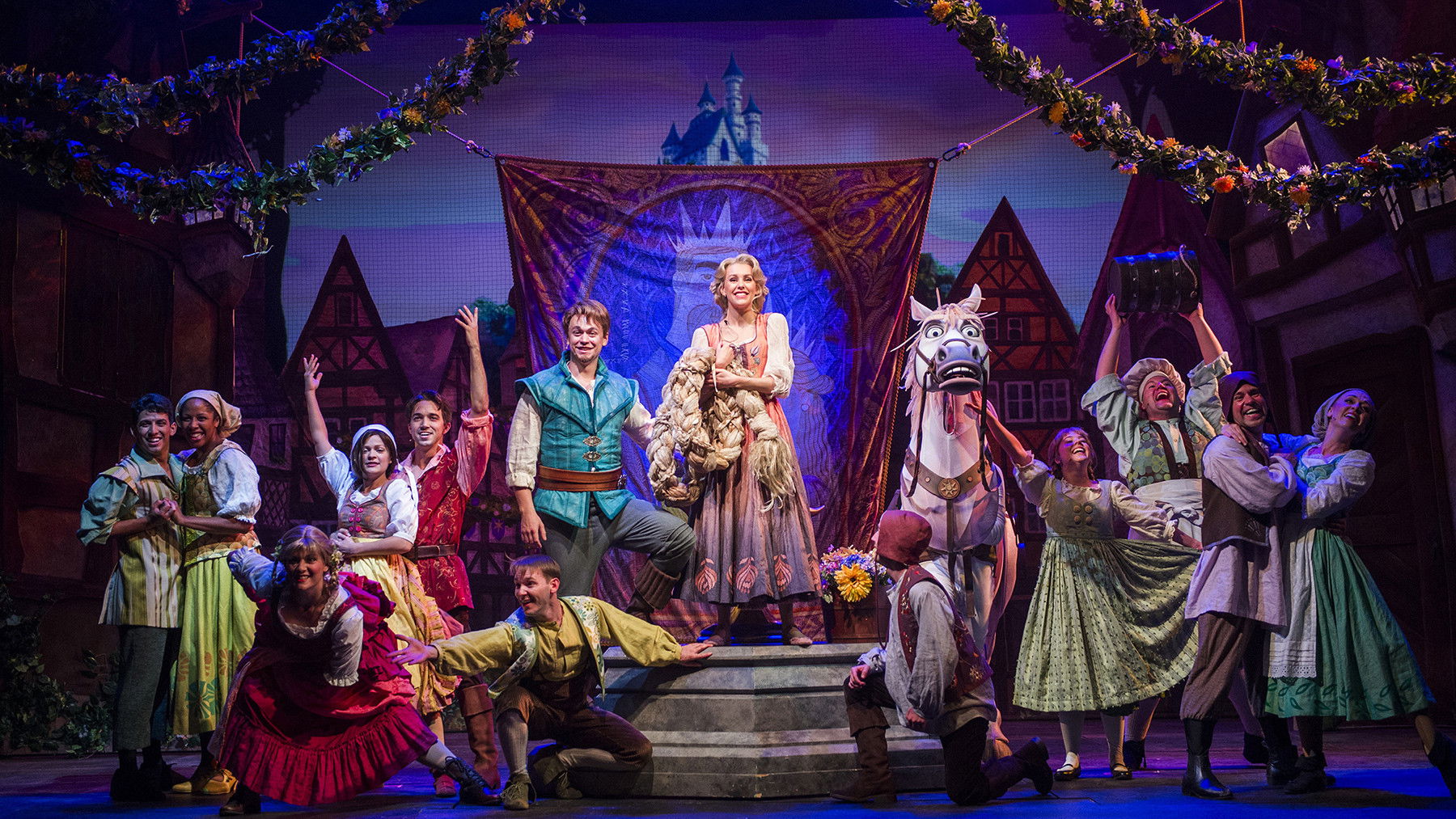 Backdrop for Tangled: The Musical