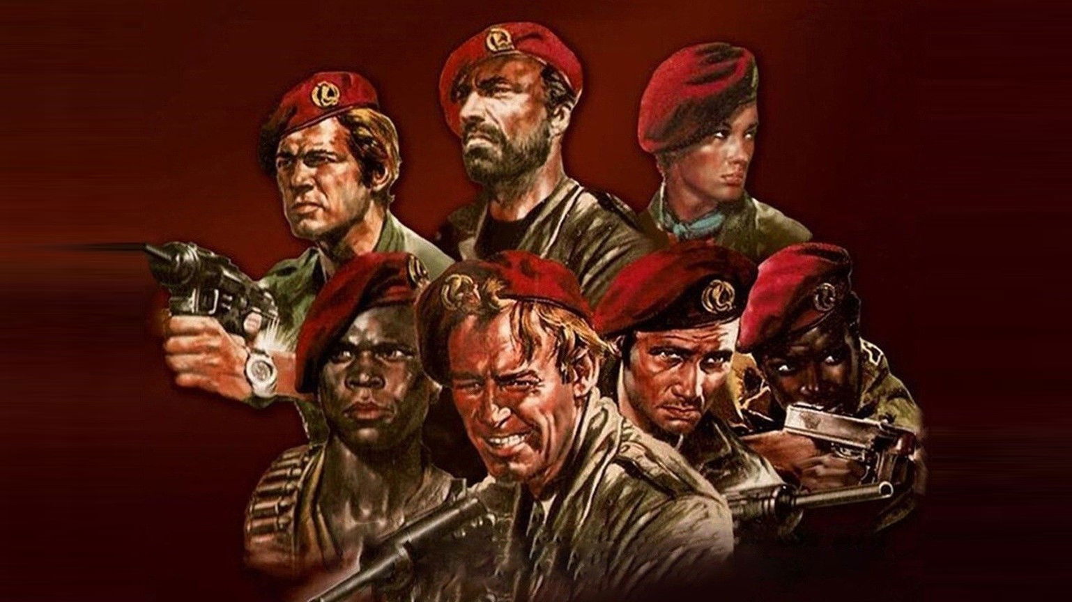 Backdrop for The Seven Red Berets