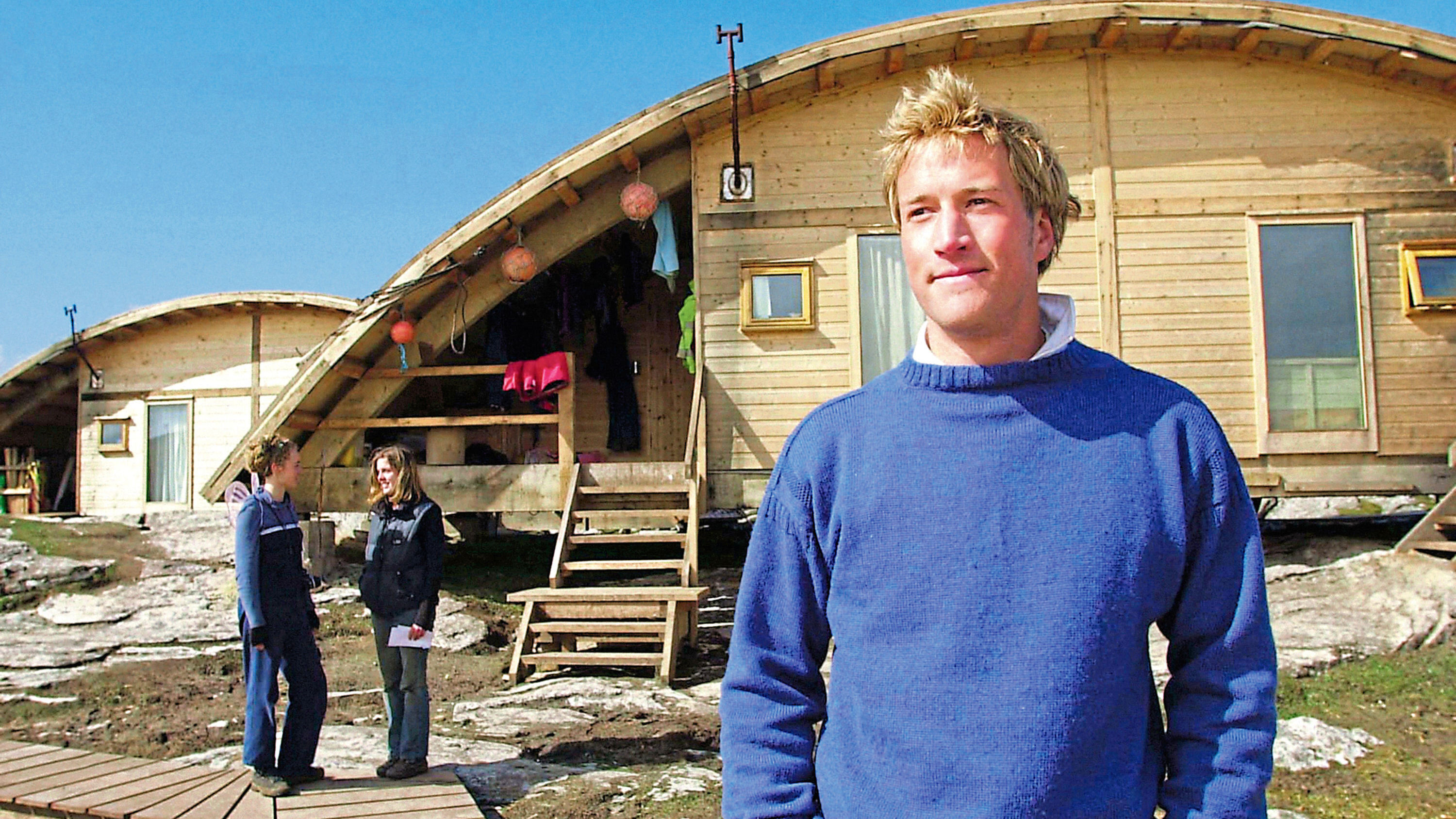 Backdrop for Scotland's Sacred Islands with Ben Fogle