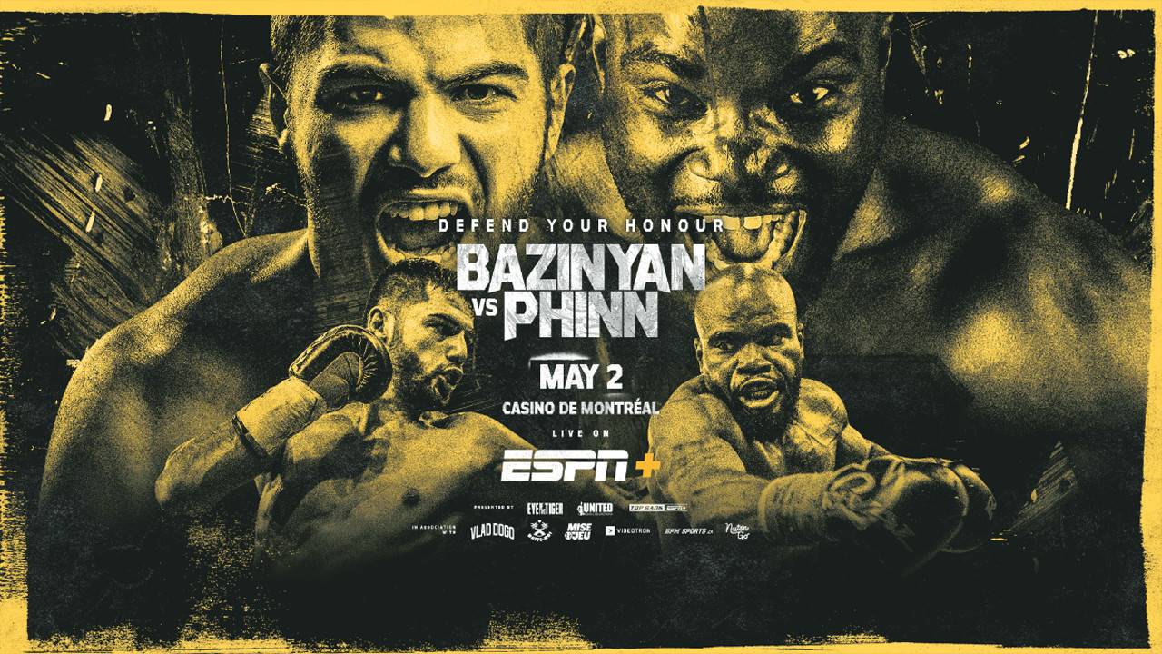 Backdrop for Erik Bazinyan vs. Shakeel Phinn