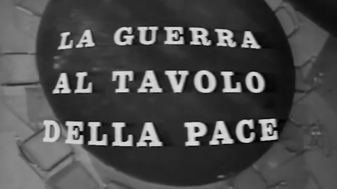 Backdrop for War at the Peace Table