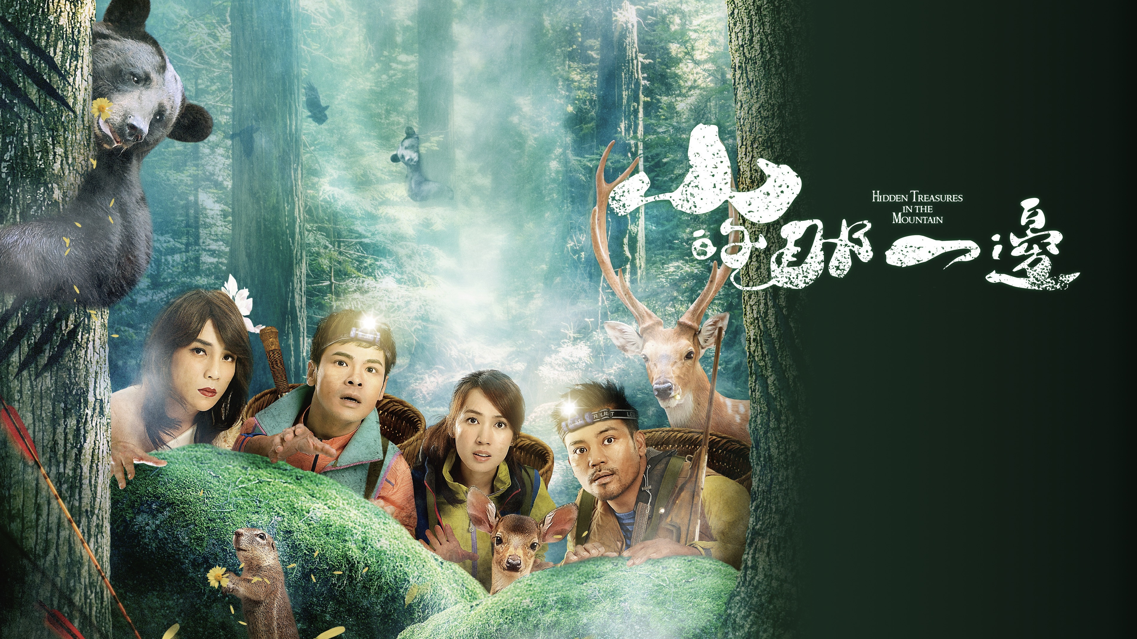 Backdrop for Hidden Treasures in the Mountain