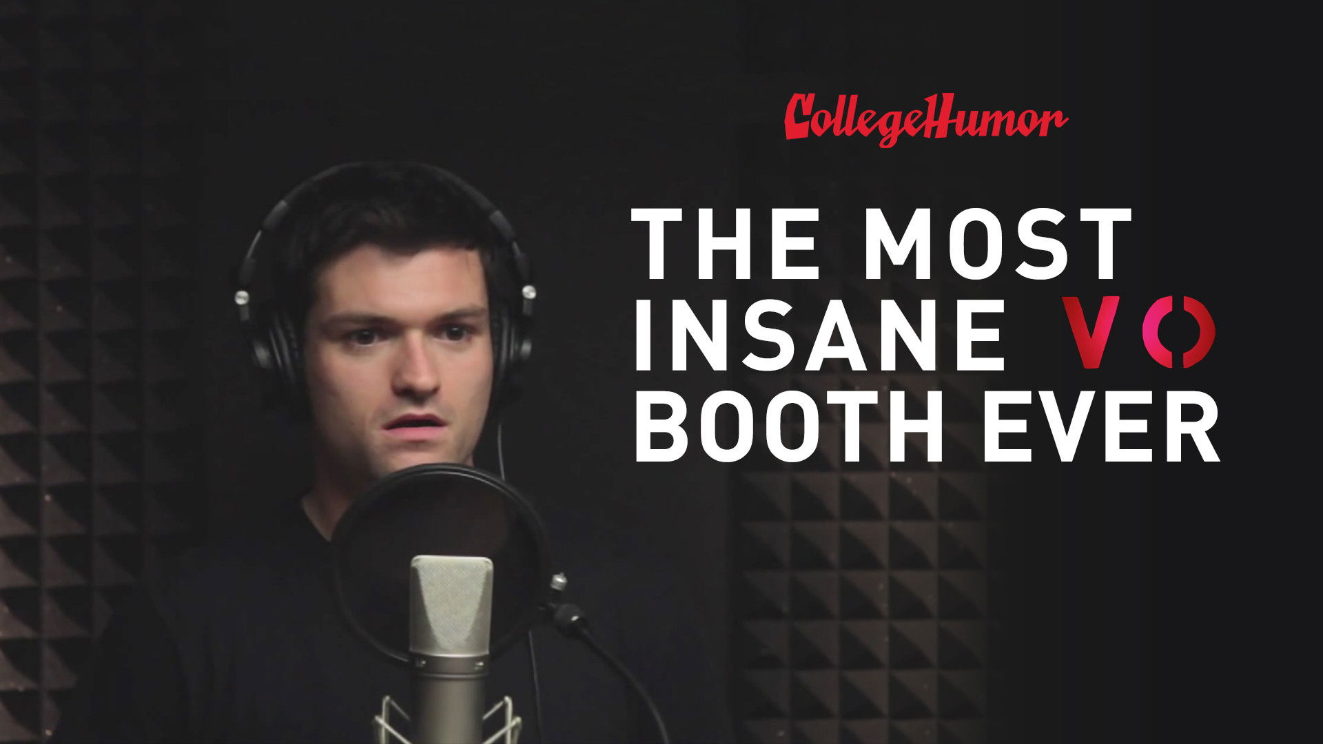 Backdrop for Most Insane VO Booth Ever