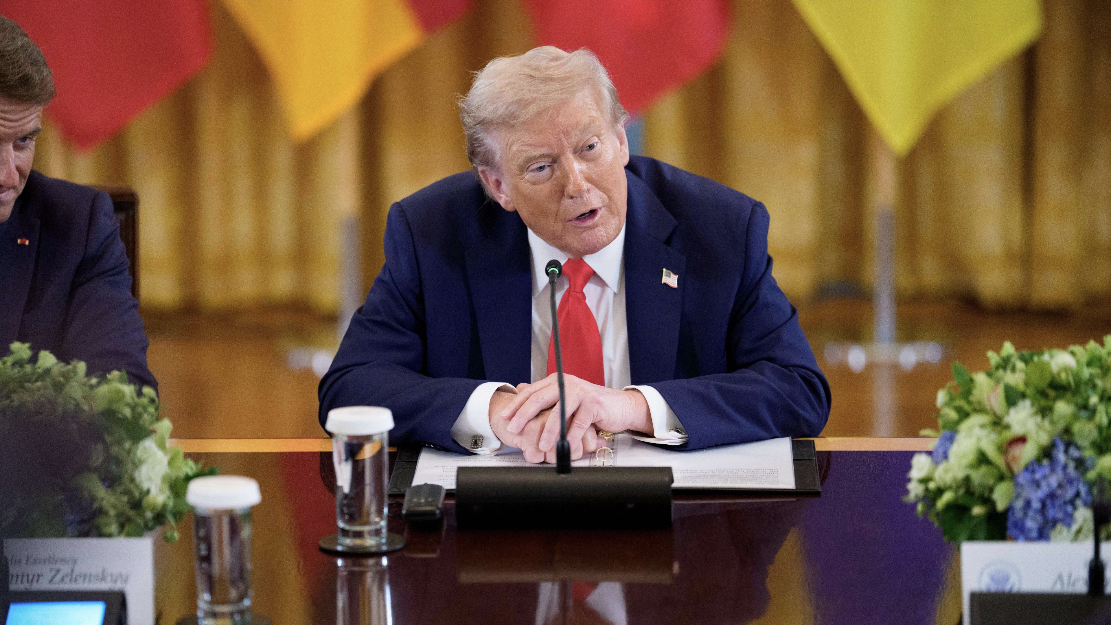 Backdrop for Trump v the Truth