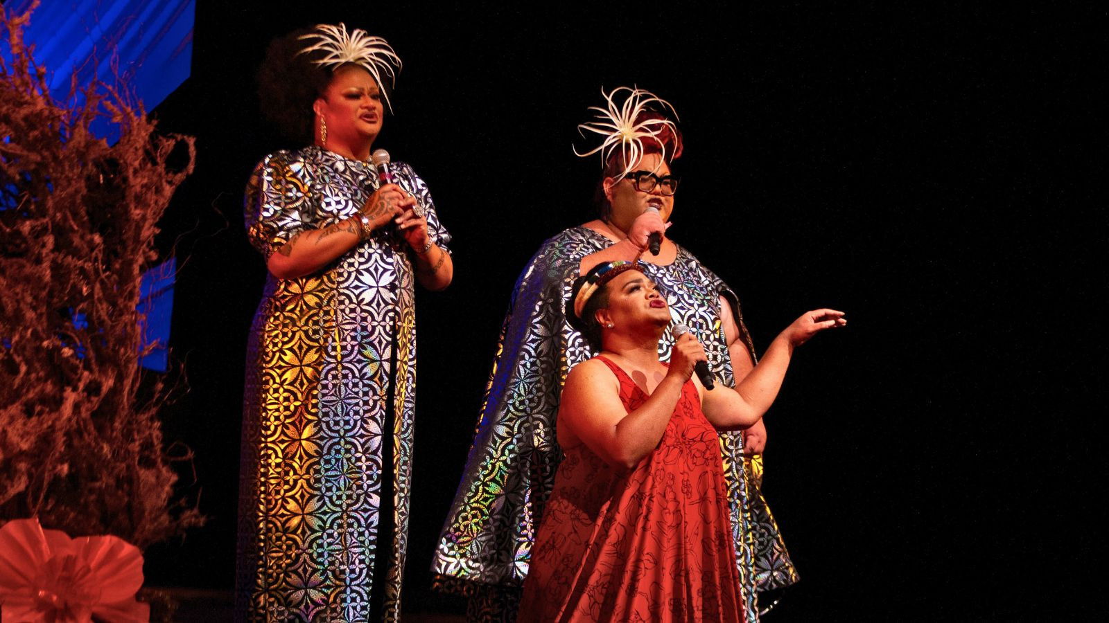 Backdrop for MĀHŪ: A Trans-Pacific Love Story