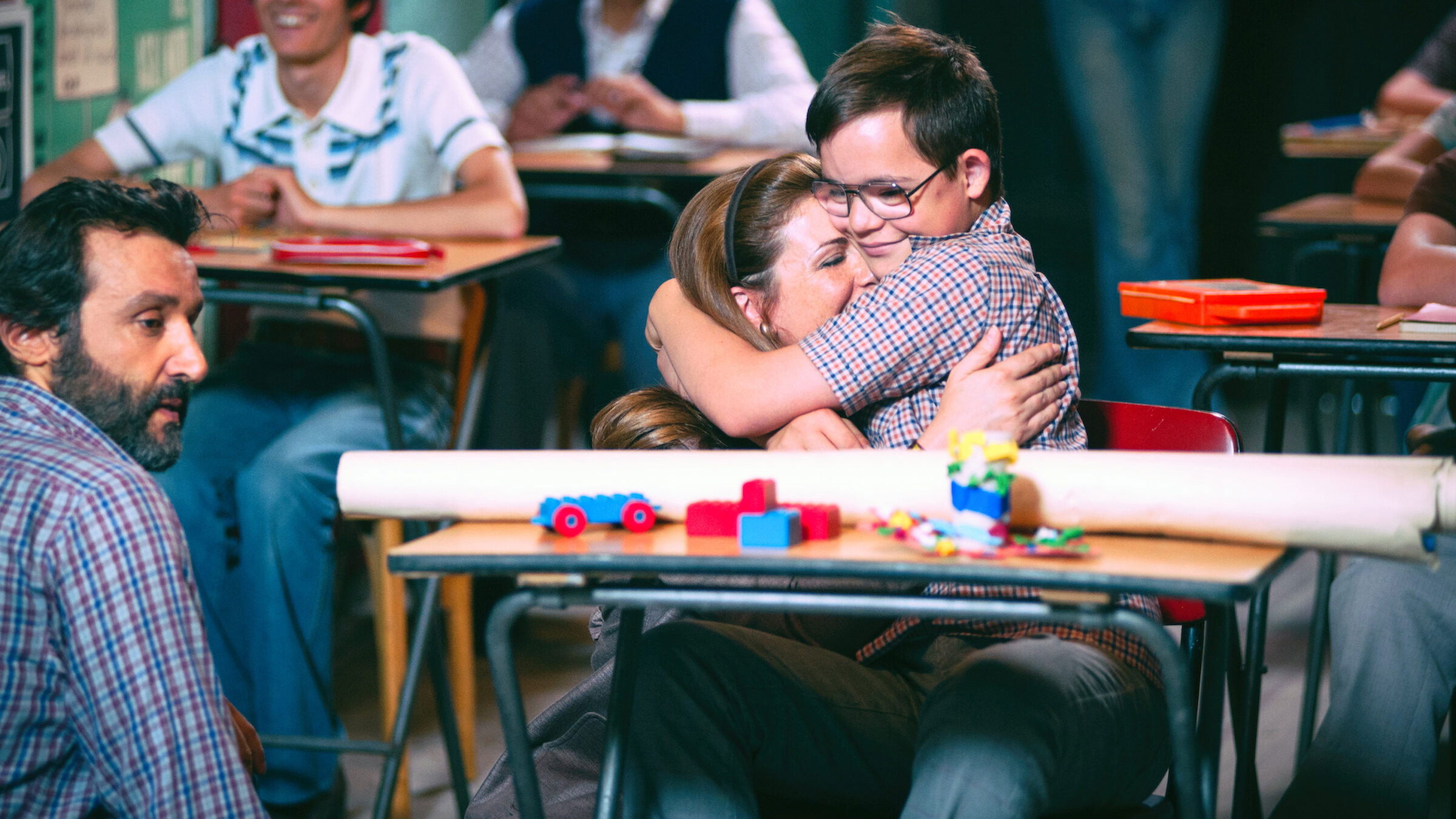 Backdrop for La classe degli asini