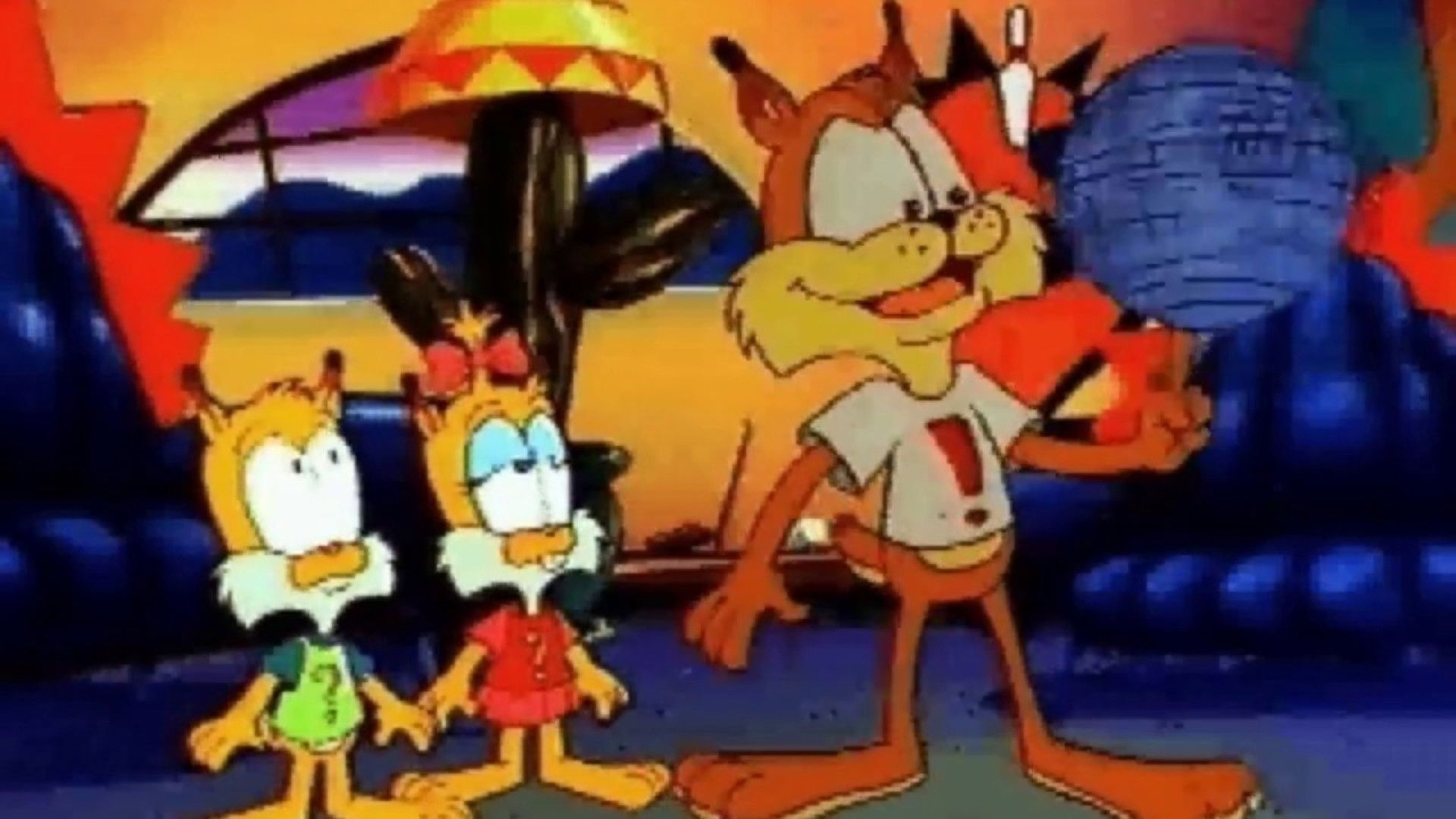 Backdrop for Bubsy: What Could Possibly Go Wrong?