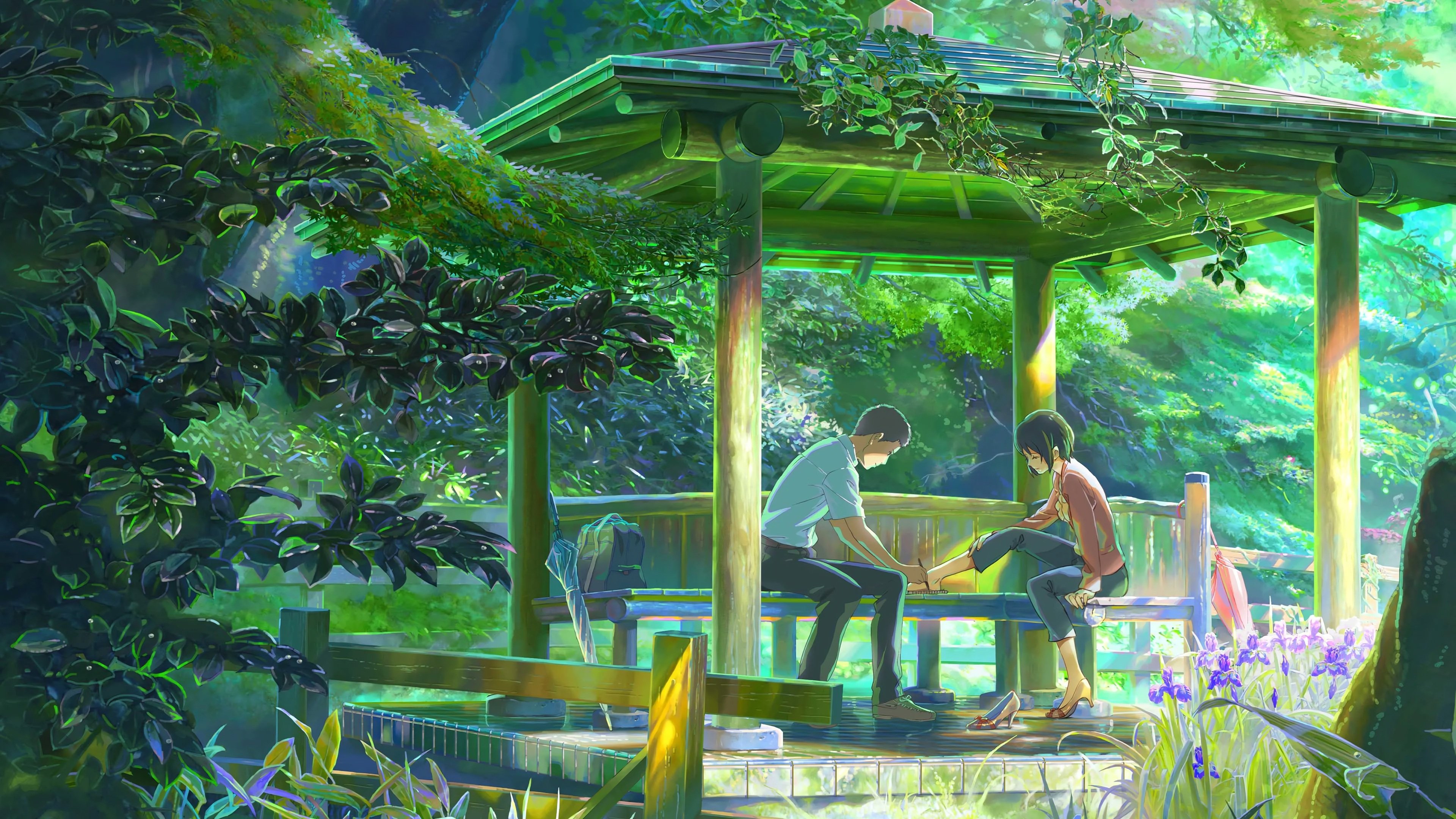 Backdrop for The Garden of Words