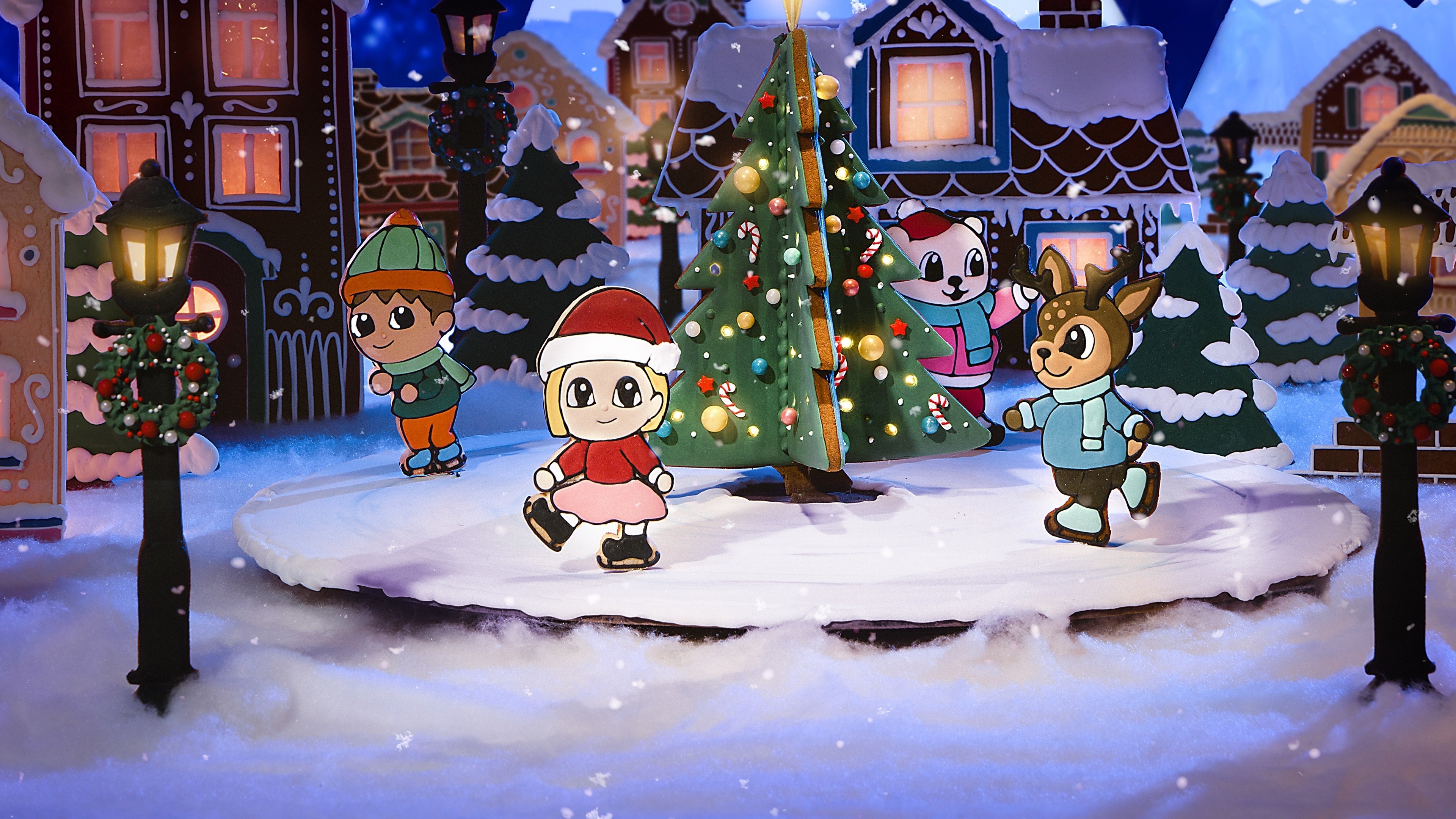 Backdrop for Christmas Cookie Challenge