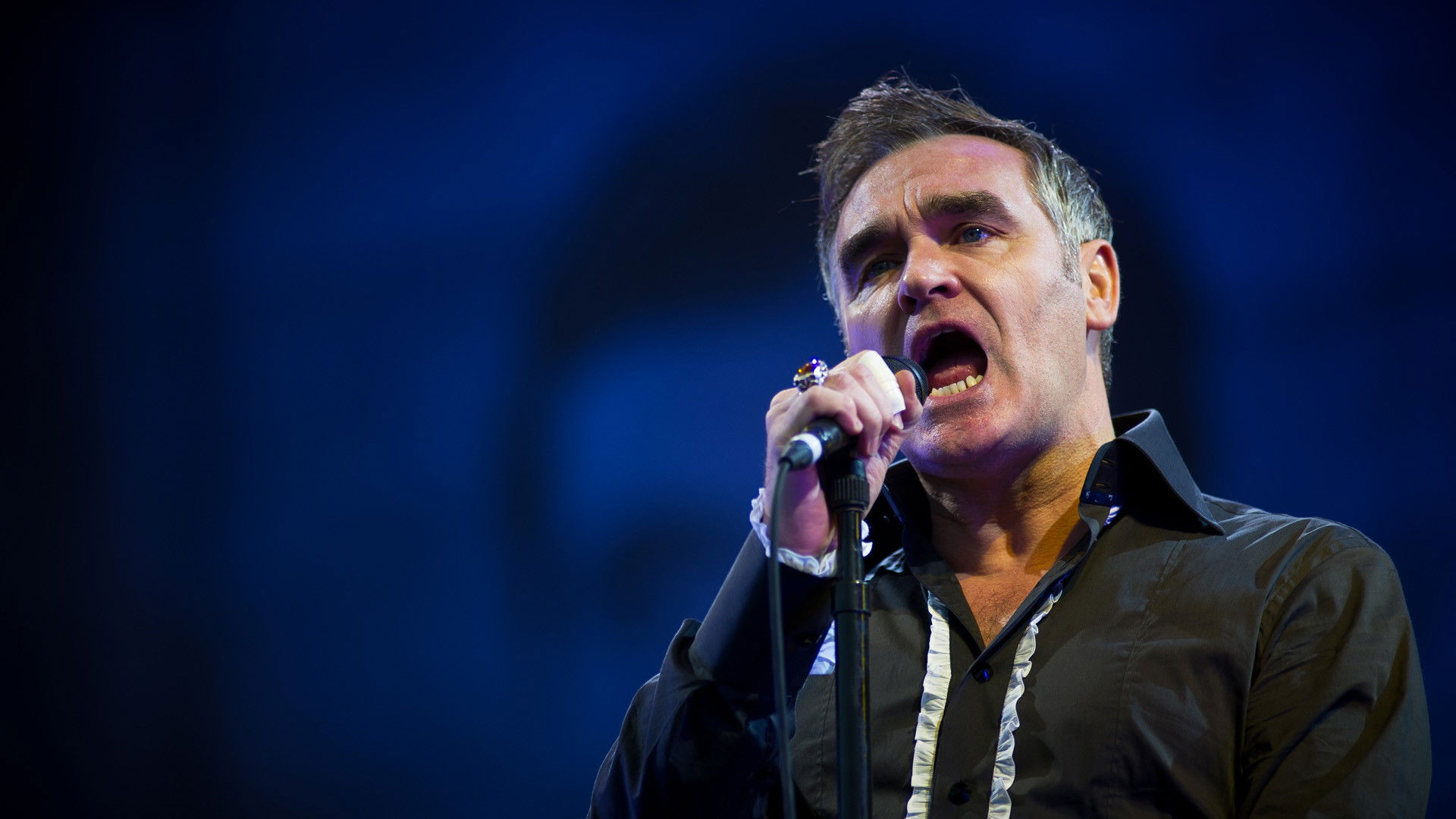 Backdrop for Morrissey: Who Put the 'M' in Manchester?