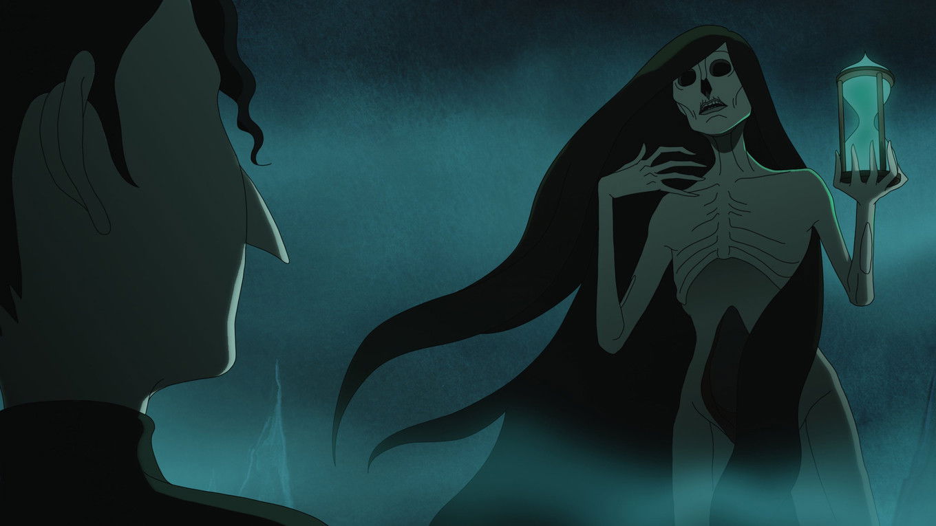 Backdrop for Death and the Winemaker