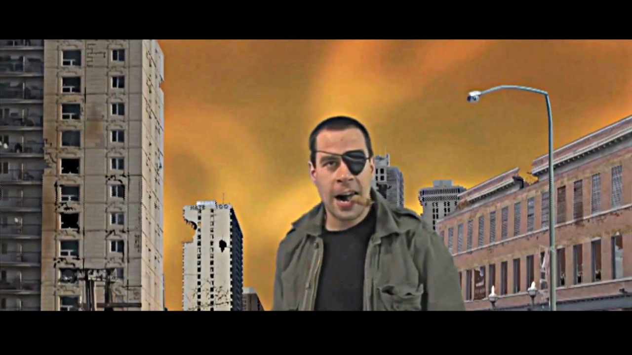 Backdrop for Cybernetic Showdown