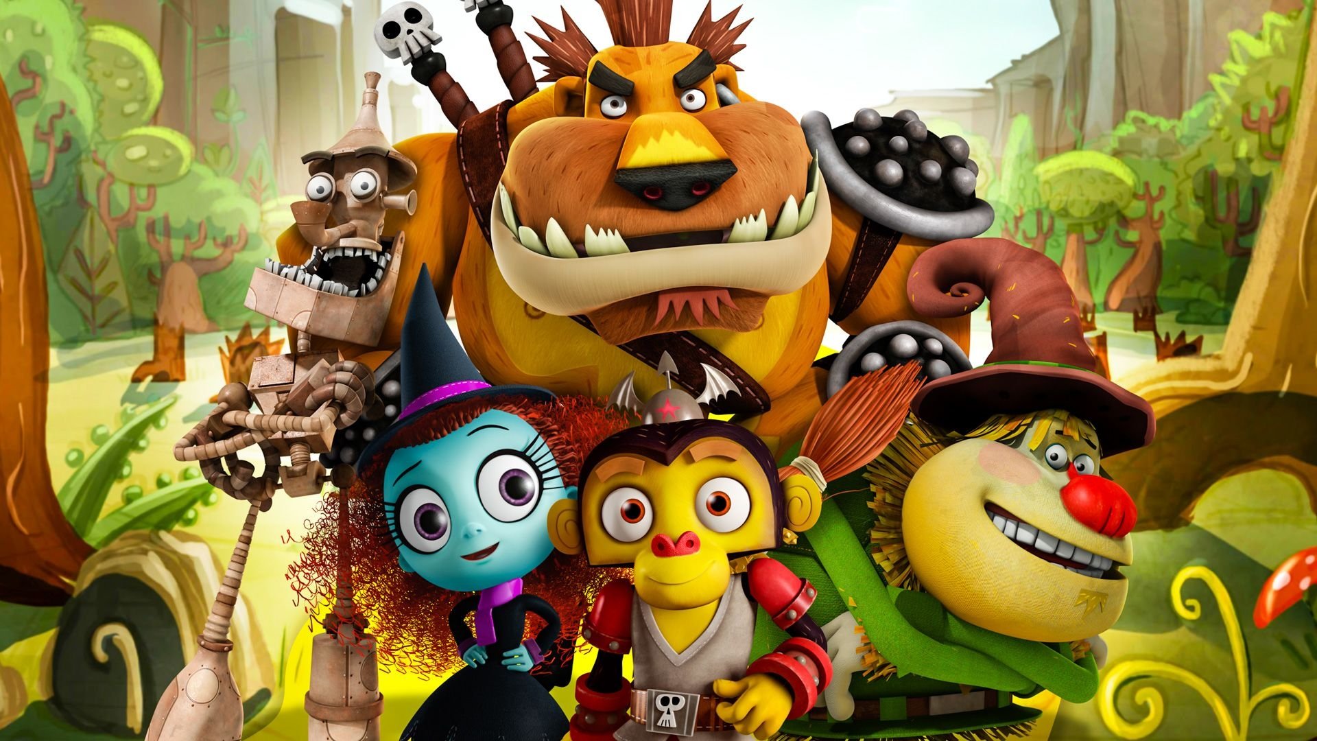 Backdrop for Wicked Flying Monkeys