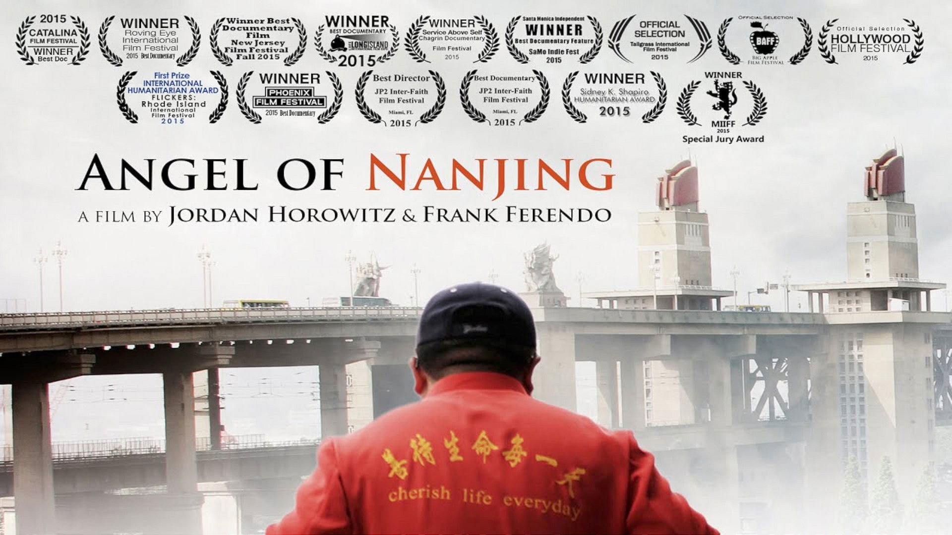 Backdrop for Angel of Nanjing
