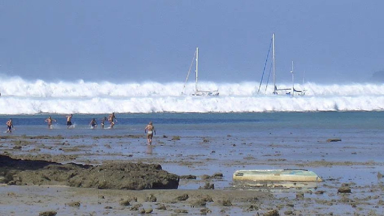 Backdrop for Tsunami: Caught on Camera