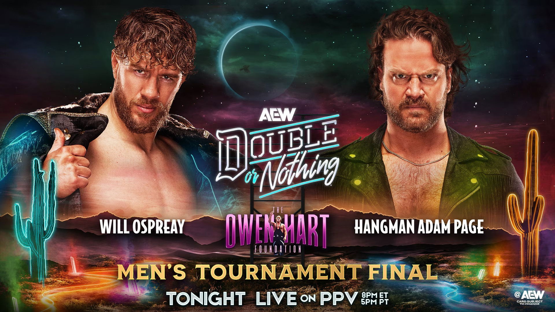 Backdrop for AEW Double or Nothing 2025