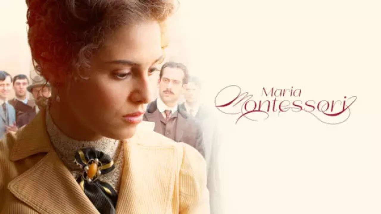 Backdrop for Maria Montessori: una vita per i bambini