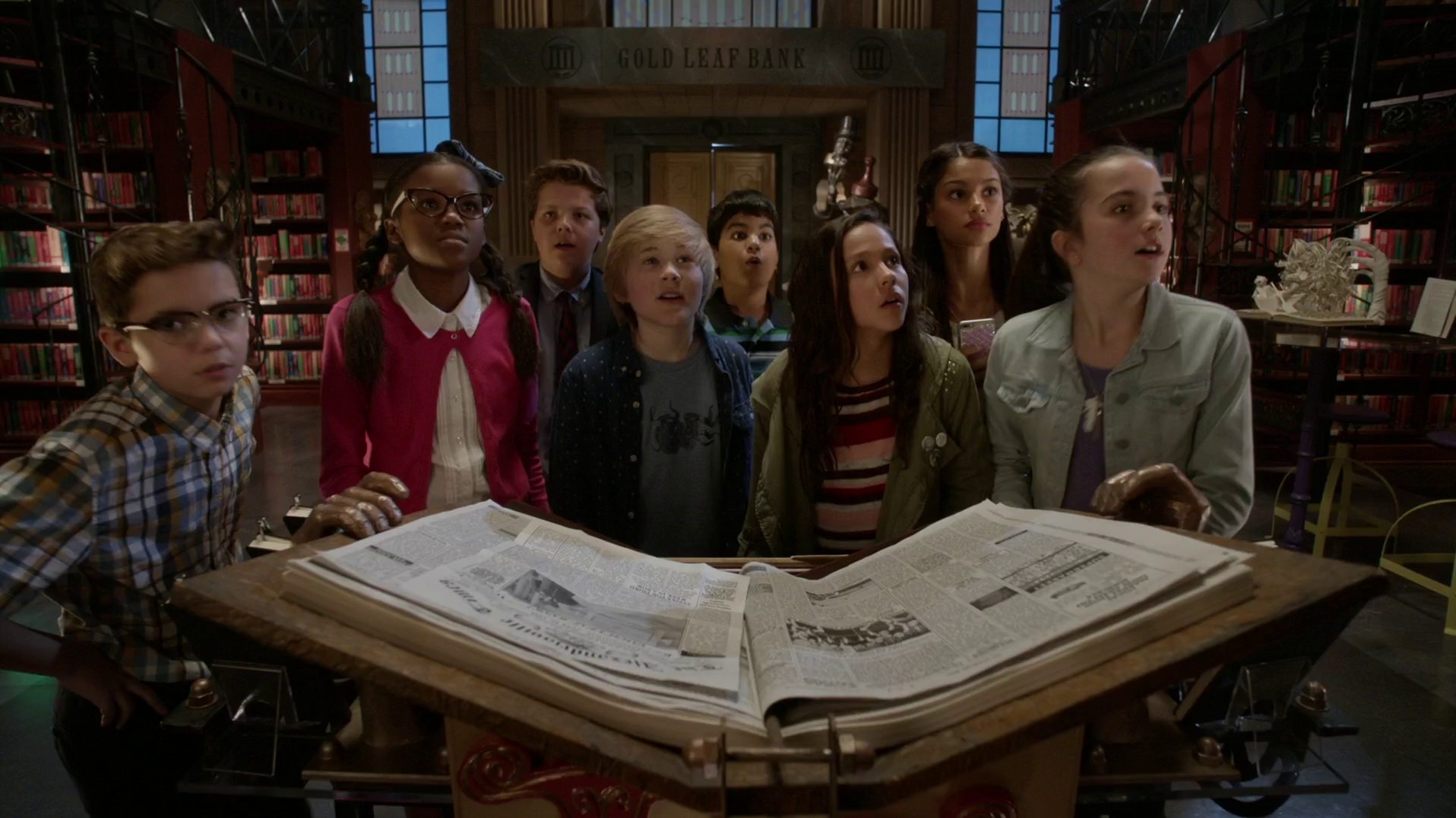 Backdrop for Escape from Mr. Lemoncello's Library