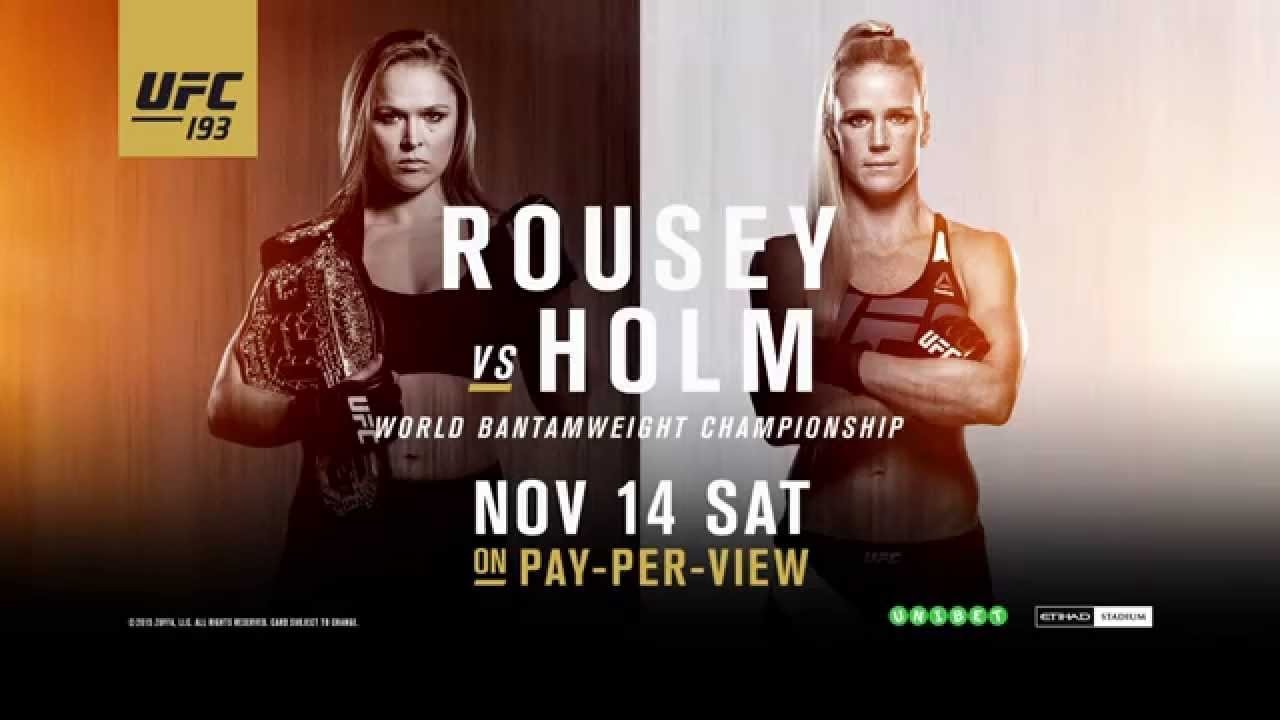Backdrop for UFC 193: Rousey vs. Holm