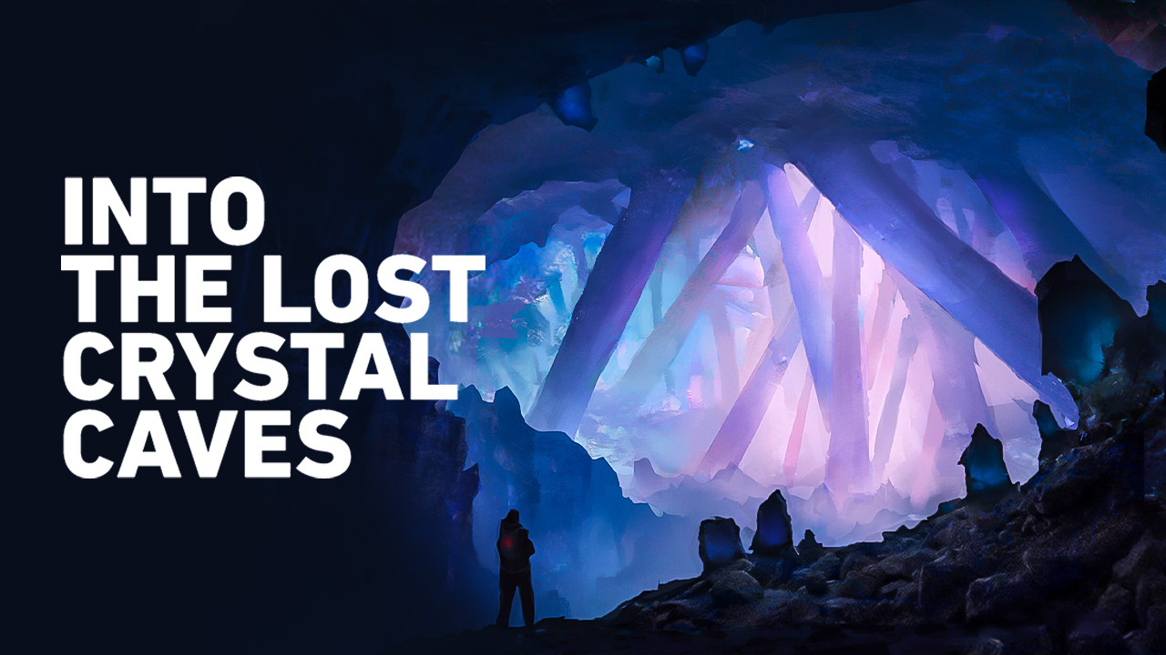Backdrop for Into the Lost Crystal Caves