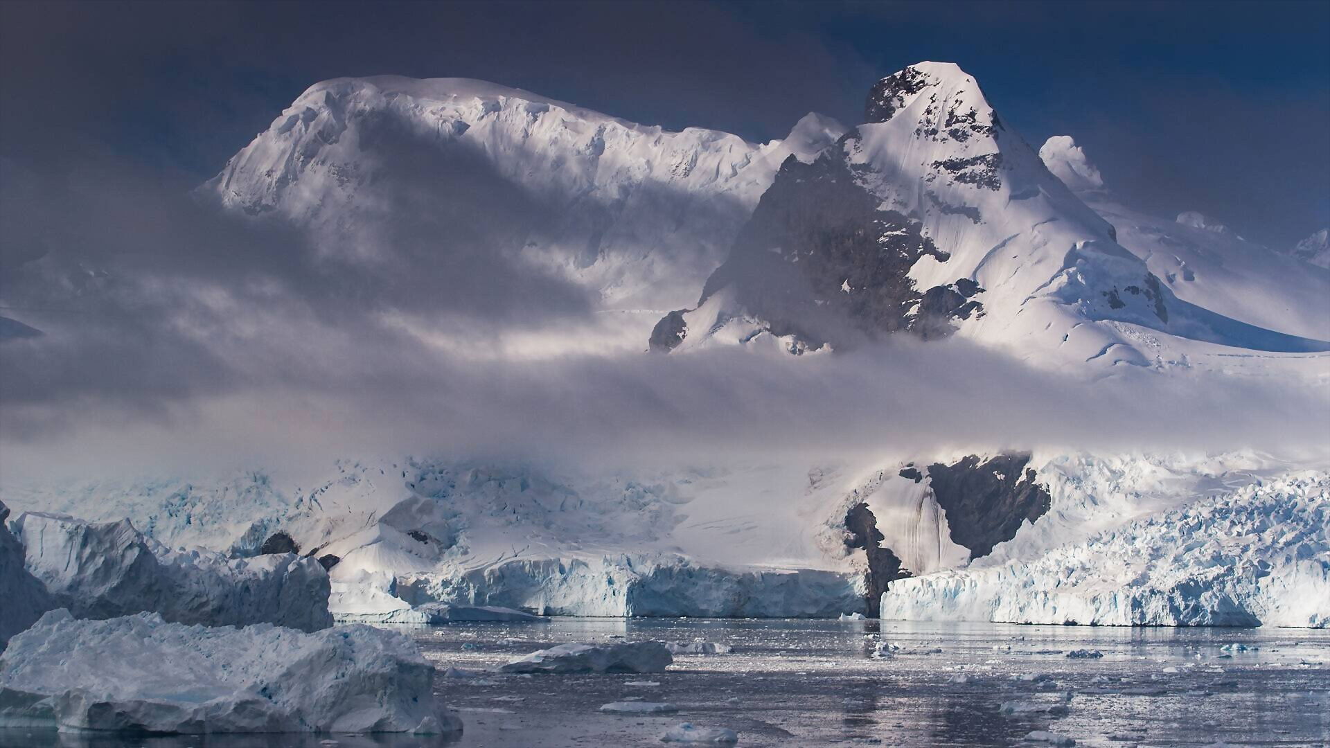 Backdrop for Antarctica: A Message from Another Planet