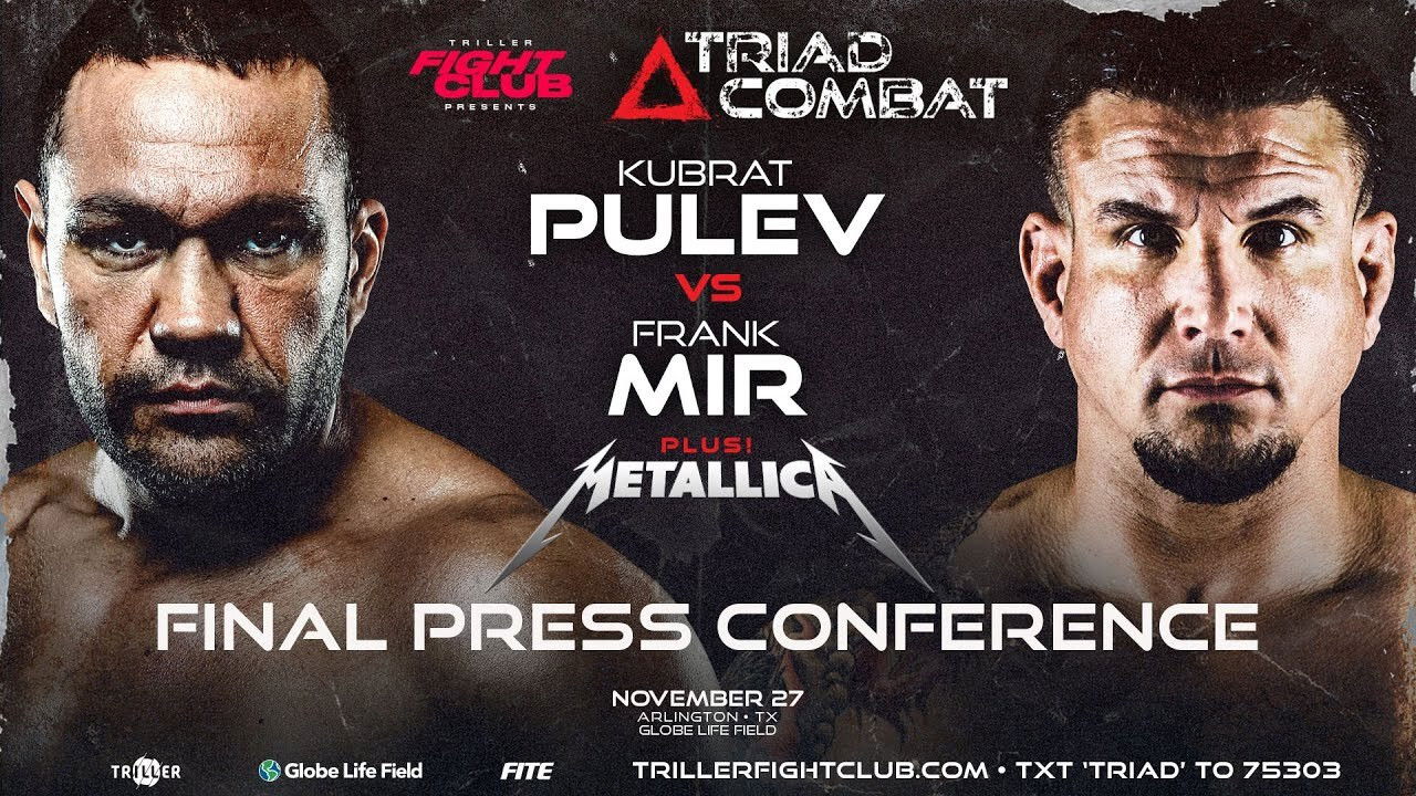 Backdrop for Triller Fight Club Presents: Triad Combat - Pulev vs. Mir