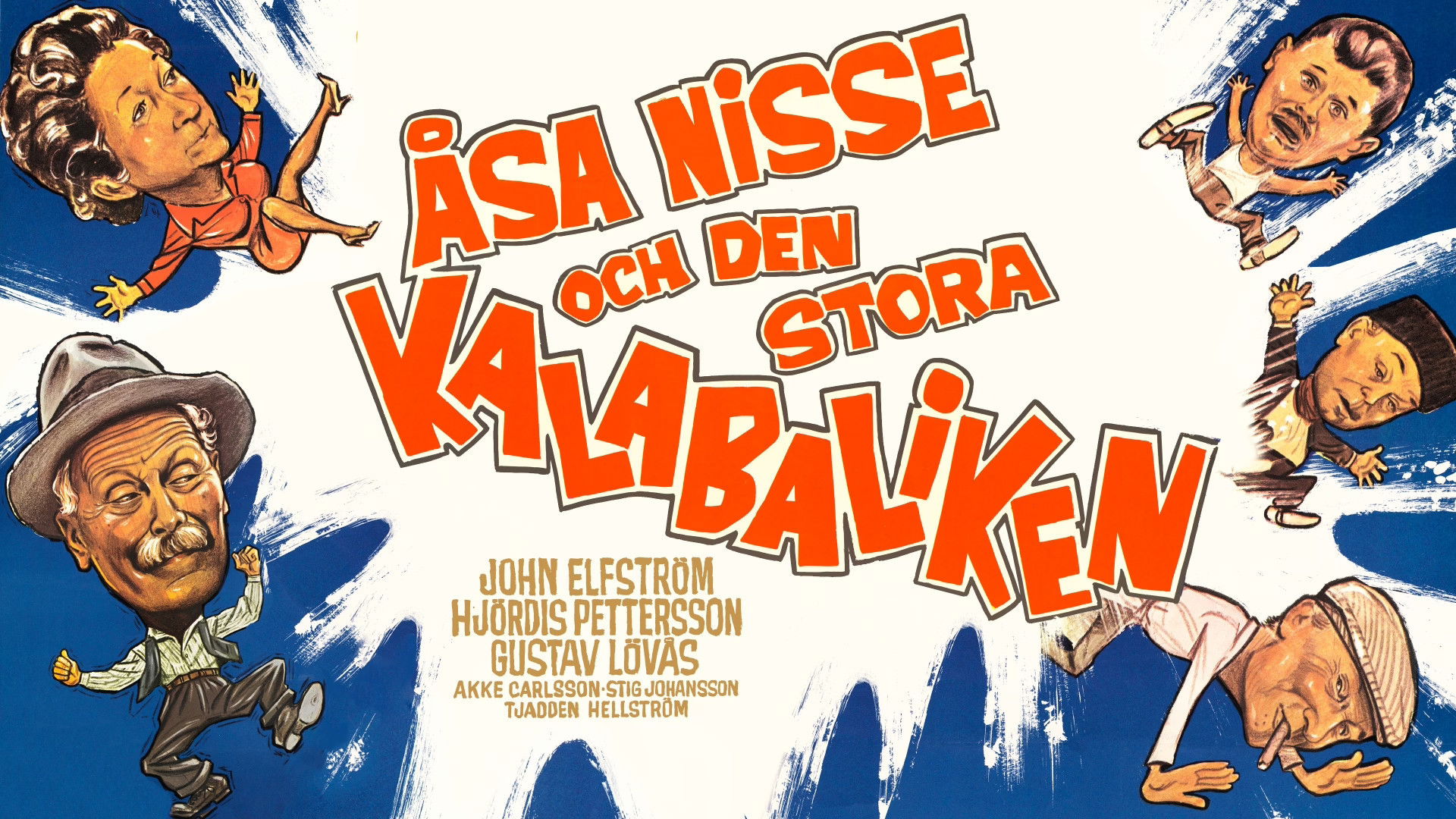 Backdrop for Åsa-Nisse och den stora kalabaliken