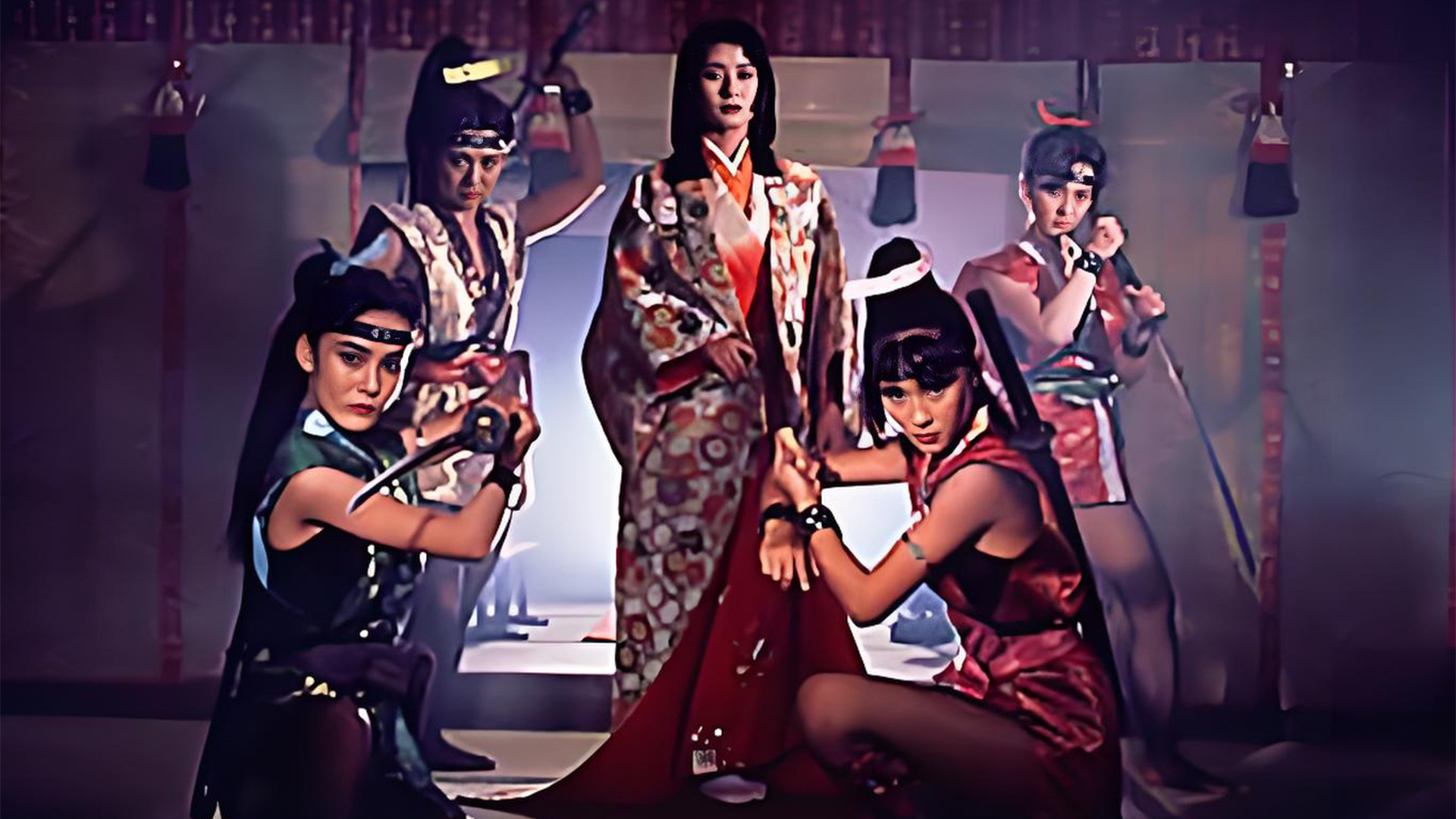 Backdrop for Female Ninjas Magic Chronicles