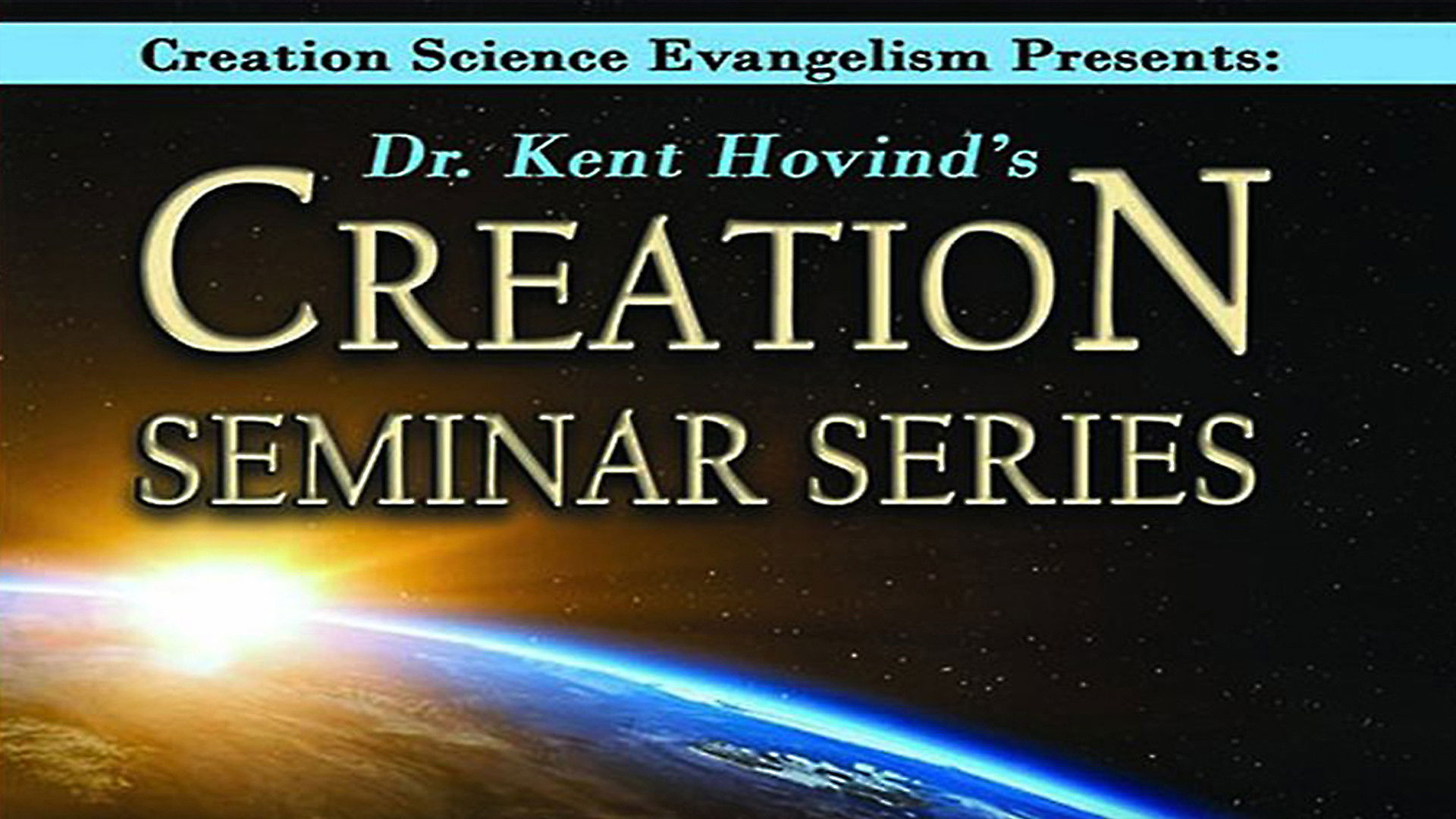 Backdrop for Creation Seminar