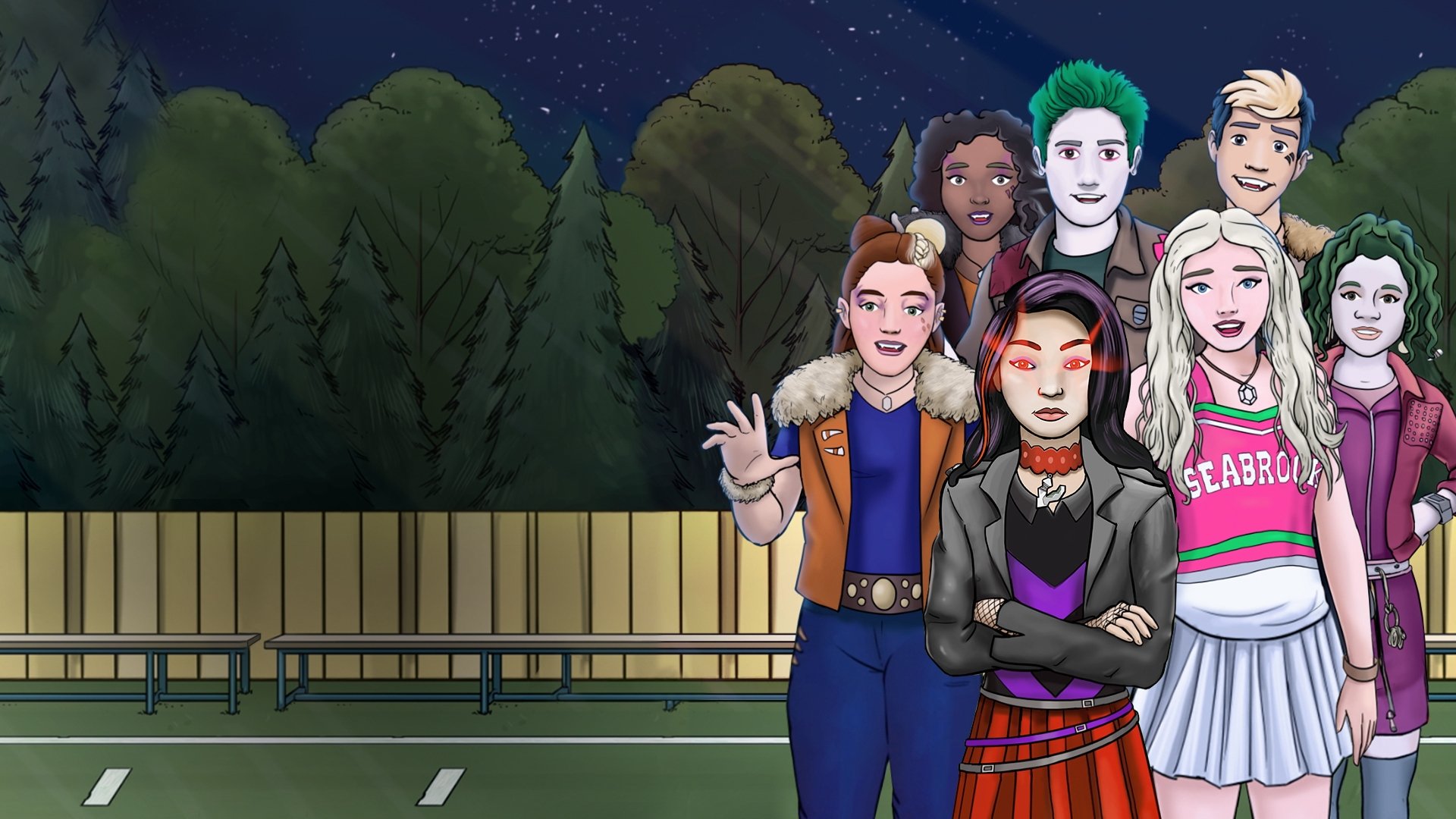 Backdrop for ZOMBIES: Addison's Moonstone Mystery