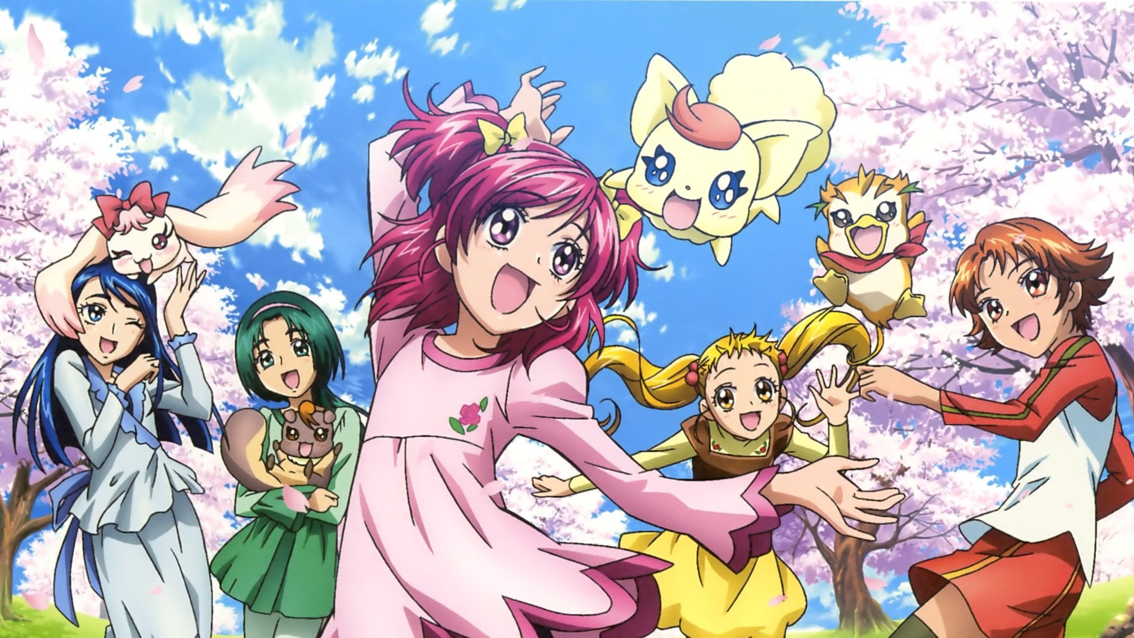 Backdrop for Yes! PreCure 5