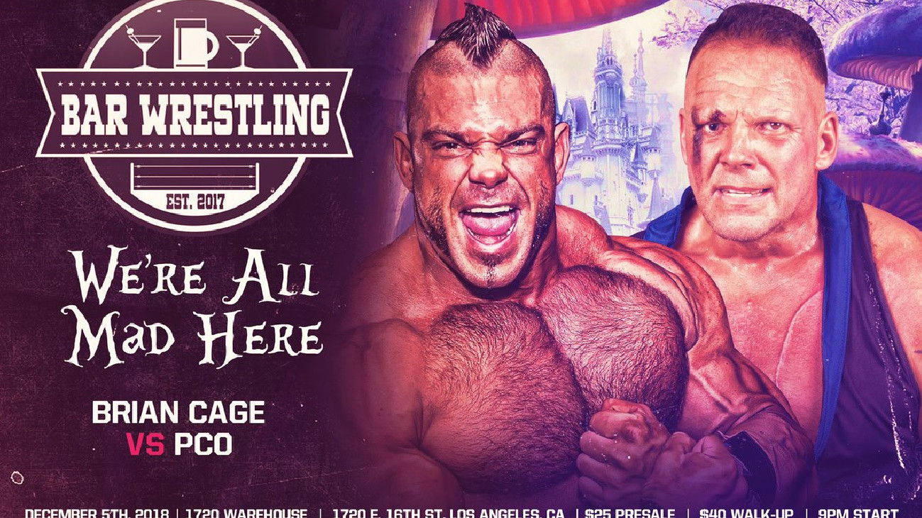 Backdrop for Bar Wrestling 25: We're All Mad Here