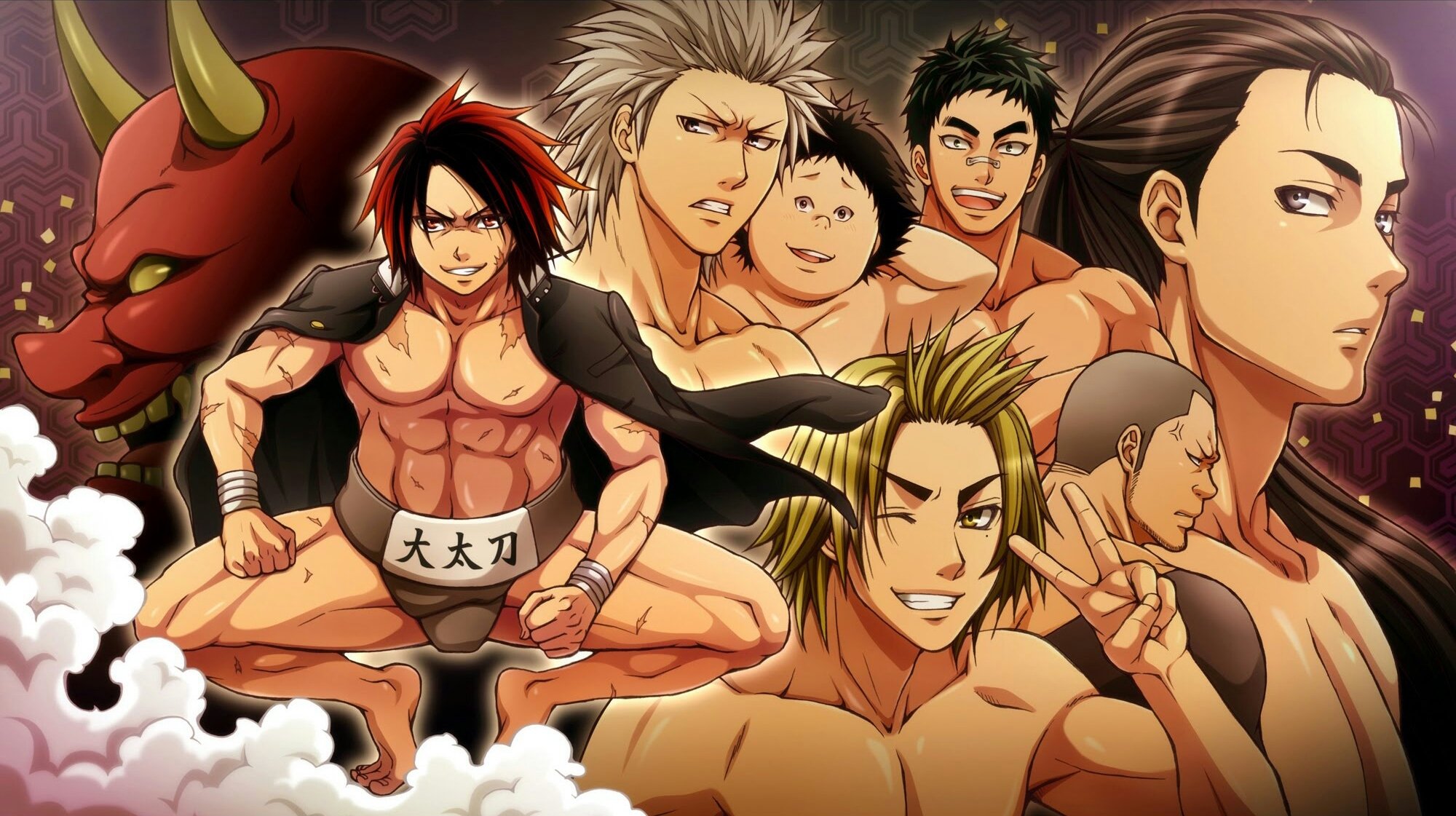 Backdrop for Hinomaru Sumo