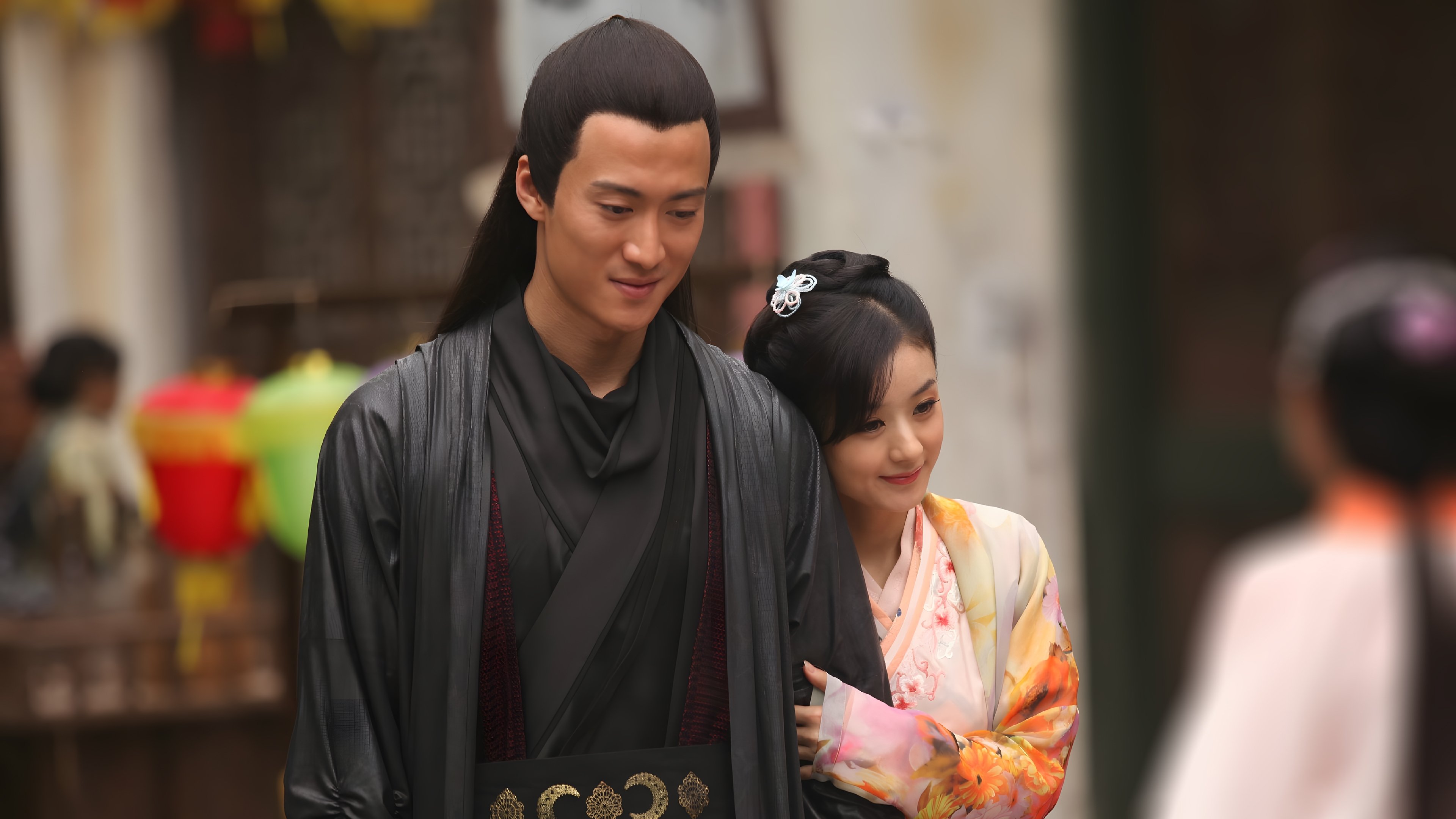 Backdrop for The Wrong Couple Peking Opera