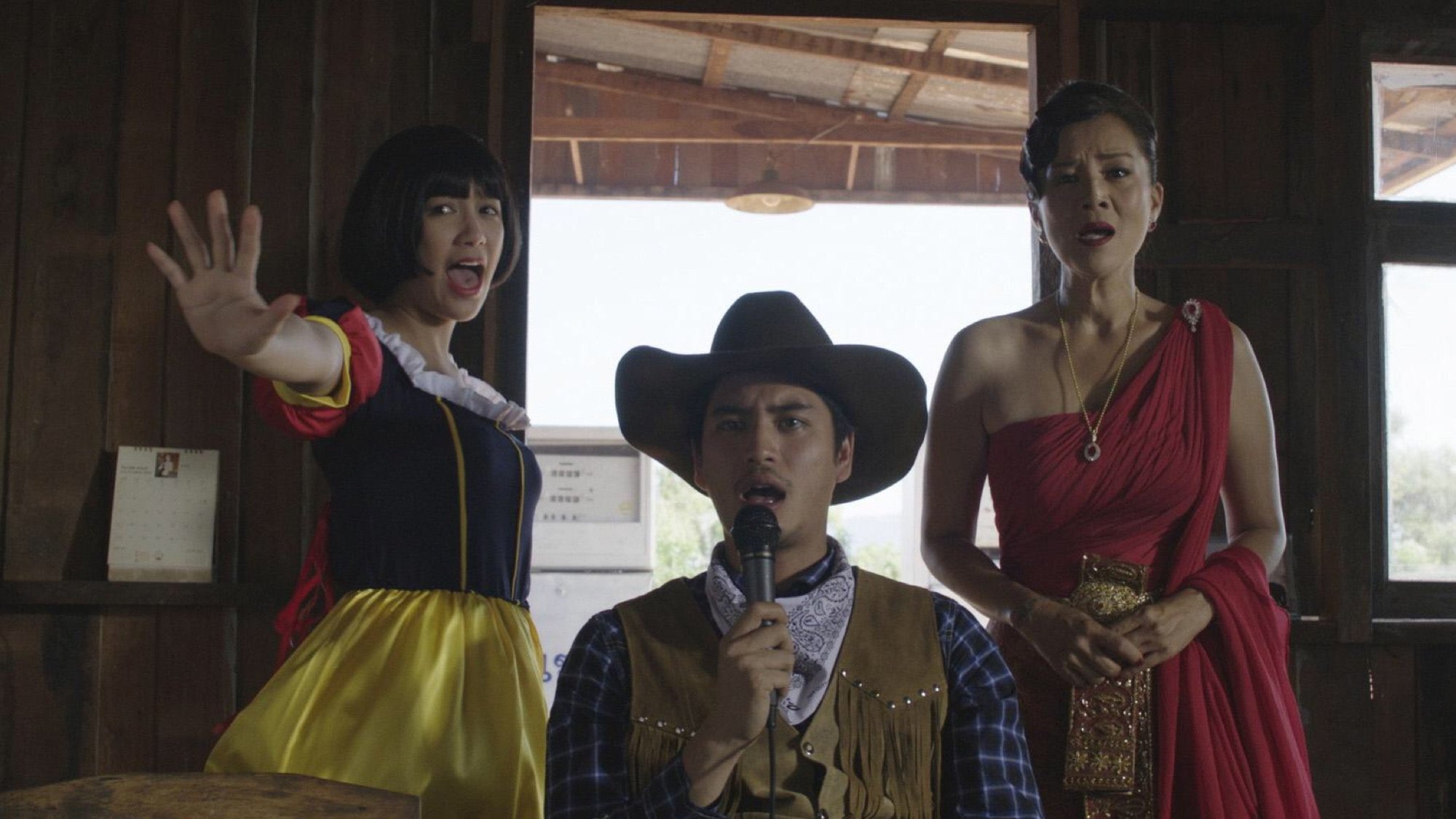 Backdrop for A Gas Station