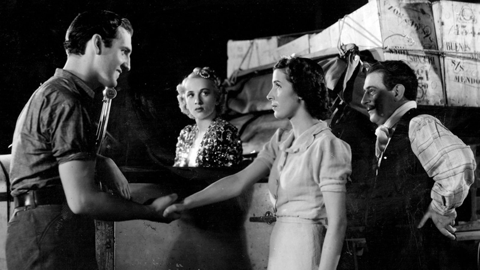 Backdrop for The Blonde on the Road