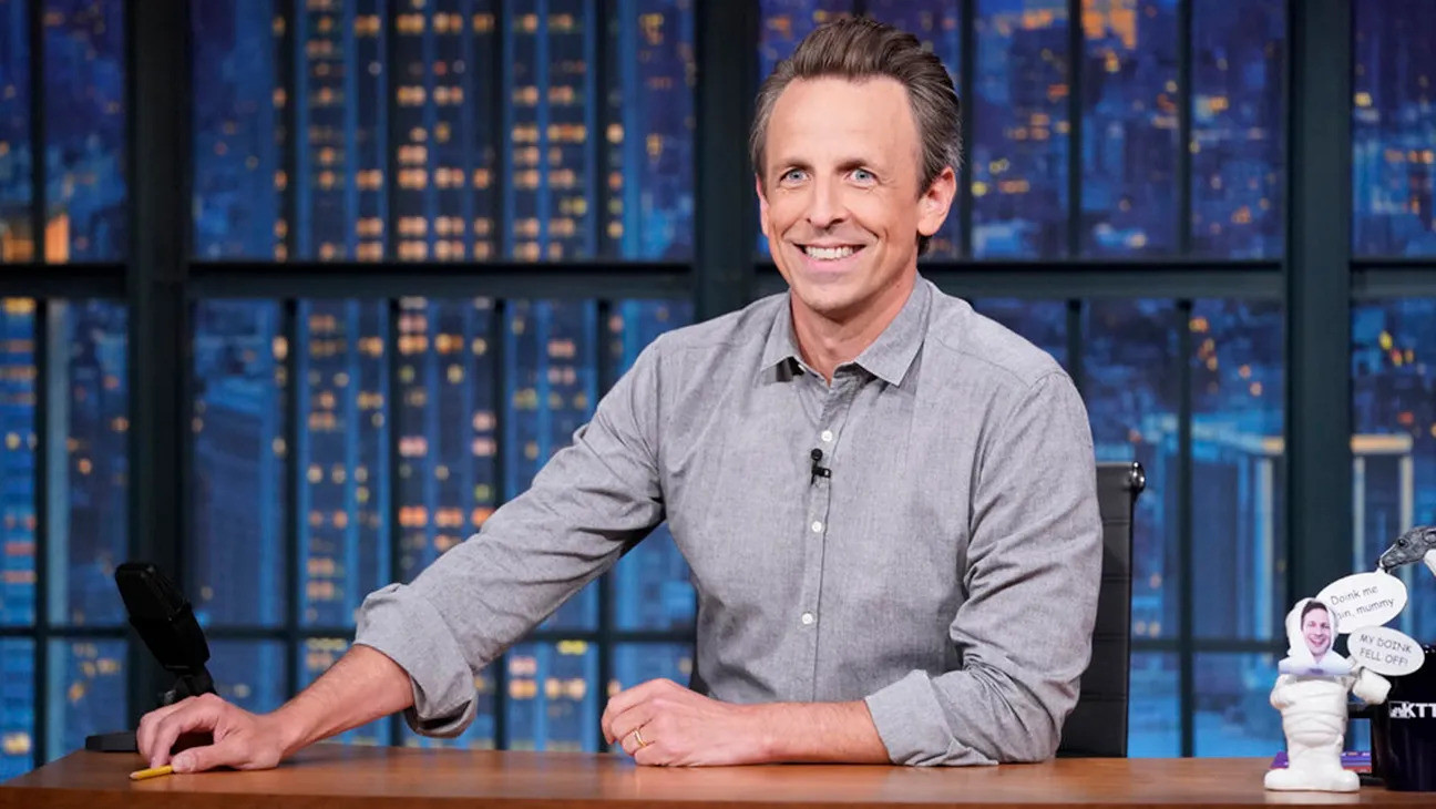 Backdrop for Late Night with Seth Meyers: Corrections