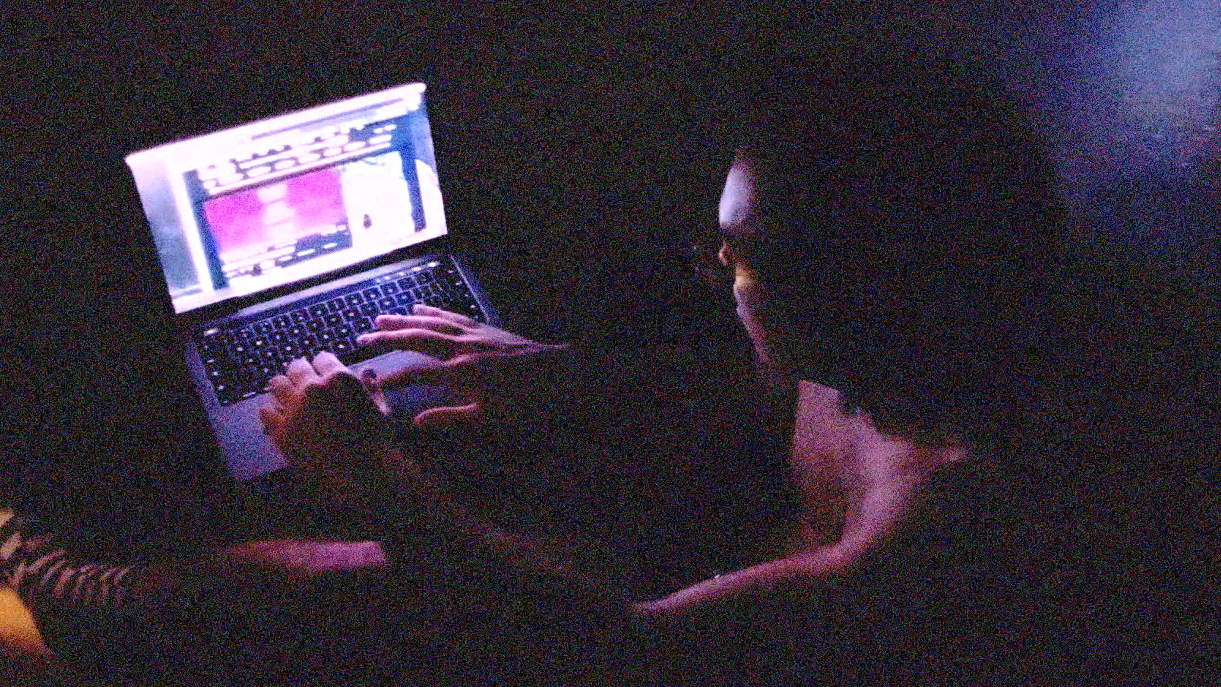 Backdrop for L.A. NAUSÉE